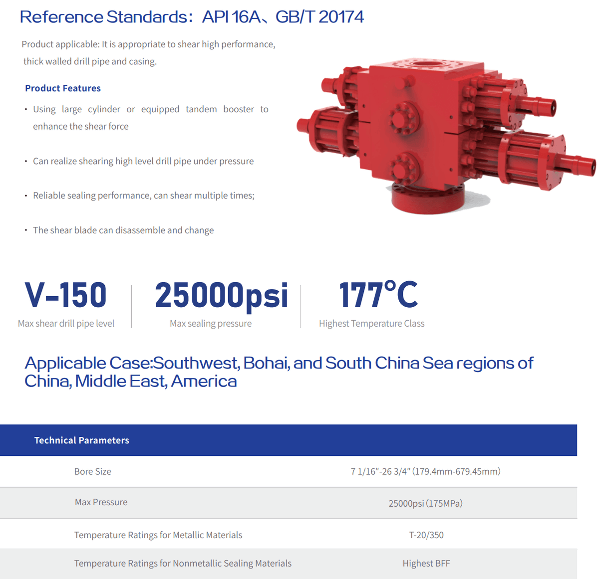 Well Control Equipment Solution for High-Capacity Shear