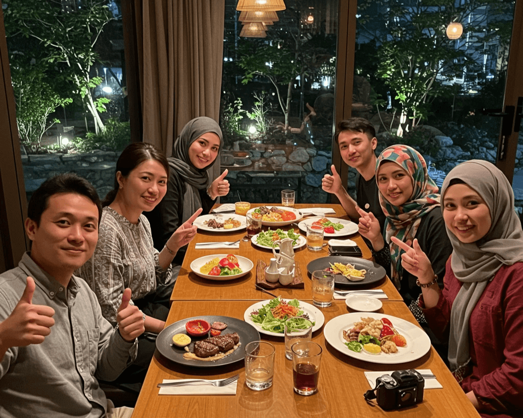 Food unites the world and creates smiles. 食が世界をつなぎ、食が笑顔をつくる Food unites the world and creates smiles. 食が世界をつなぎ、食が笑顔をつくる