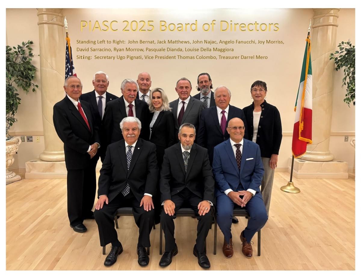 Peninsula Italian American Social Club Board of Directors Peninsula Italian American Social Club Board of Directors