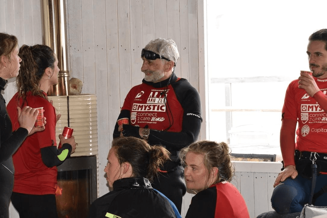 Kitesurfing session during Kite Doctors event Kitesurfing session during Kite Doctors event