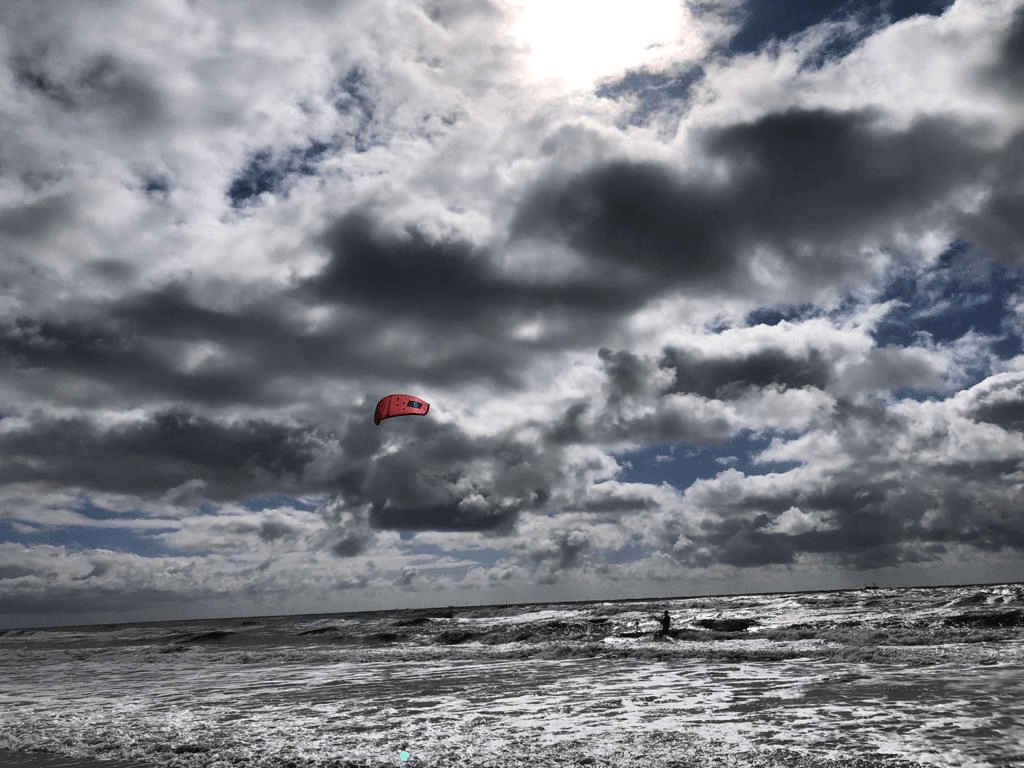 doctor enjoying kitesurfing at sea doctor enjoying kitesurfing at sea