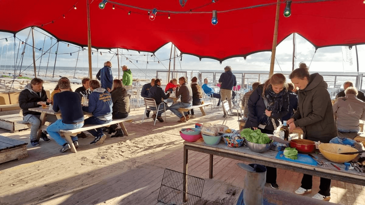 Healthcare experts socializing at event party Healthcare experts socializing at event party