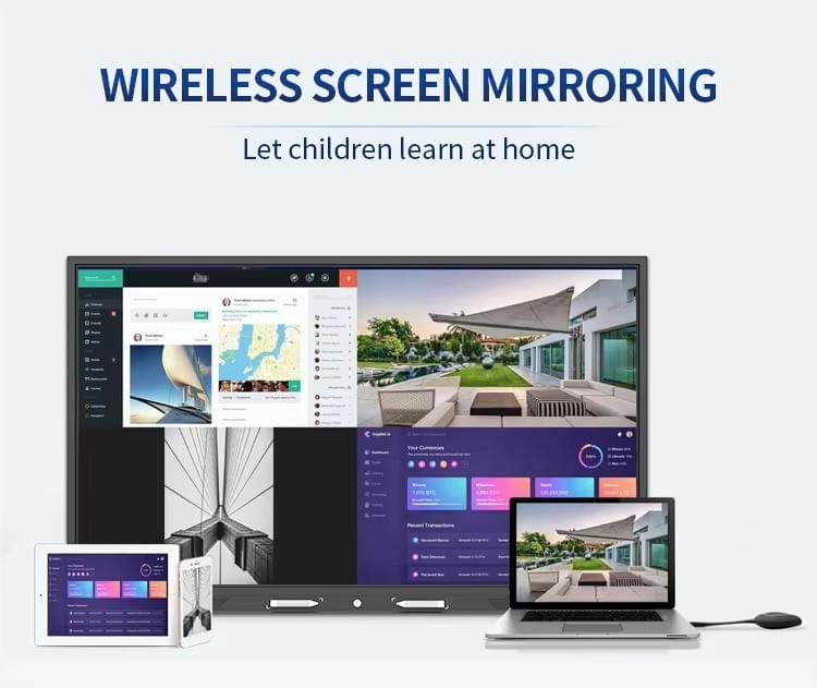 Smart Interactive Board 55–98″ | 4K Touch Screen for Conference & Education