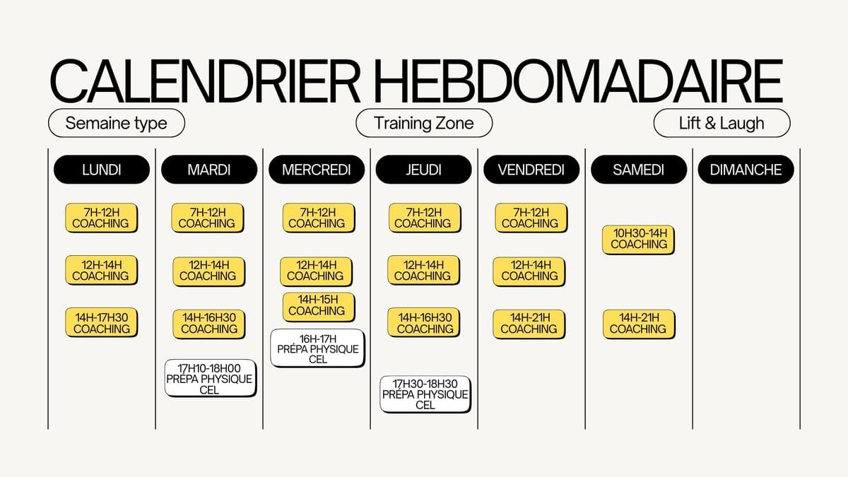 Optimize Your Performance with a Personalized Coaching Company of 2 collaborators offering personalized muscle coaching services as well as corporate sports offers. The company is based in Poitiers and is affiliated with the Poitevin rugby stadium. Optimize Your Performance with a Personalized Coaching Company of 2 collaborators offering personalized muscle coaching services as well as corporate sports offers. The company is based in Poitiers and is affiliated with the Poitevin rugby stadium.