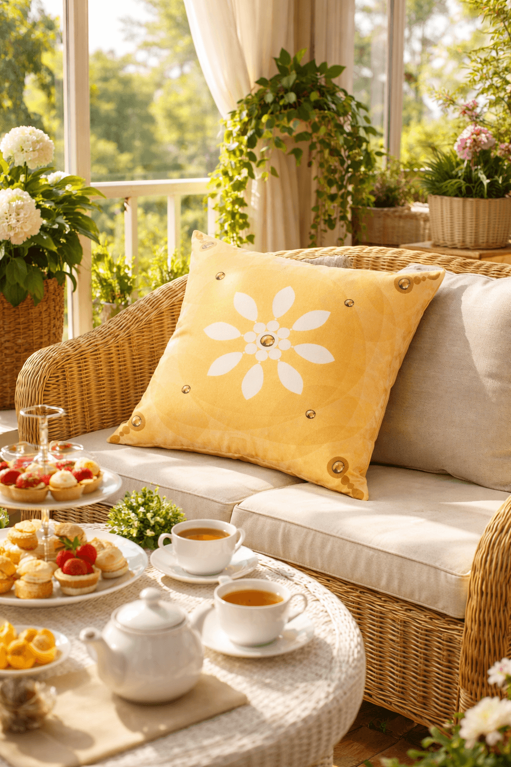 wisofa暖心午茶抱枕 - 暖陽黃