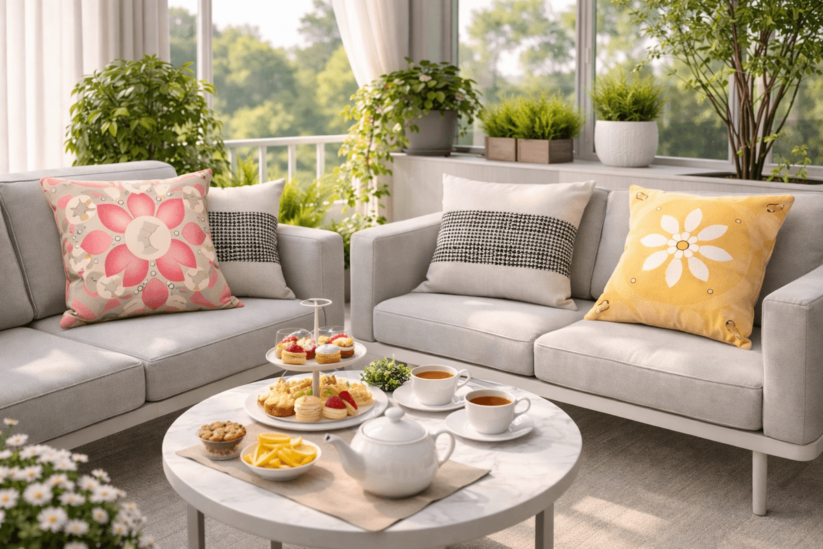 wisofa萬花筒女王Graphic抱枕wisofa - 粉桃色