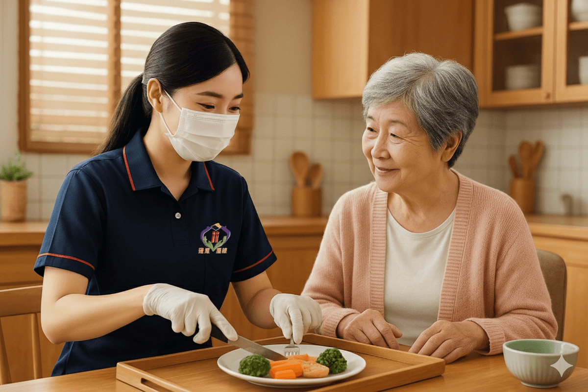 士林冠冕居服員提供備餐及進食服務 | 士林居家照顧、北投居家長照、中山居家照護 士林冠冕居服員提供備餐及進食服務 | 士林居家照顧、北投居家長照、中山居家照護