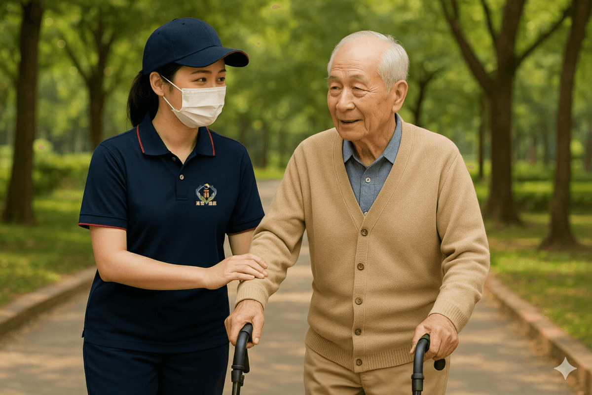 冠冕居家長照確保長者外出安全 |士林長照服務 冠冕居家長照確保長者外出安全 |士林長照服務