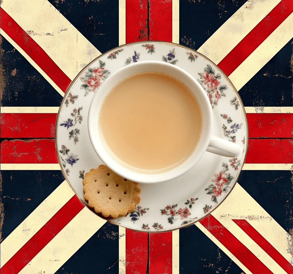 Photobooks By Women Union Jack, cup of tea and a biscuit Photobooks By Women Union Jack, cup of tea and a biscuit