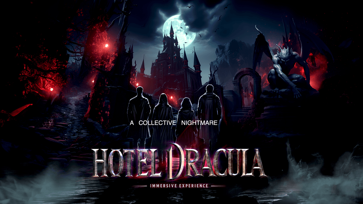 吸血鬼伝説をテーマにした、幻想的な没入型ホラー体験。ドラキュラ城の深淵へと誘われるスリリングなストーリー。 吸血鬼伝説をテーマにした、幻想的な没入型ホラー体験。ドラキュラ城の深淵へと誘われるスリリングなストーリー。