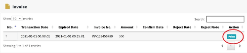 Nomor Invoice di Broker MaxGlobal Nomor Invoice di Broker MaxGlobal