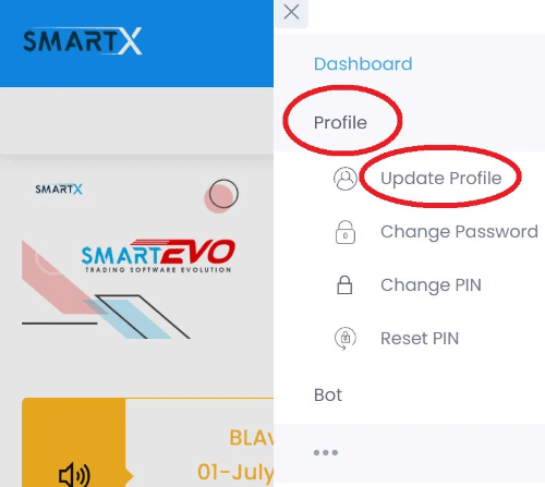 Update Profile SmartXBot Update Profile SmartXBot
