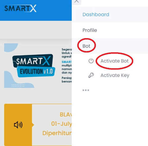 Aktivasi SmartXBot Aktivasi SmartXBot