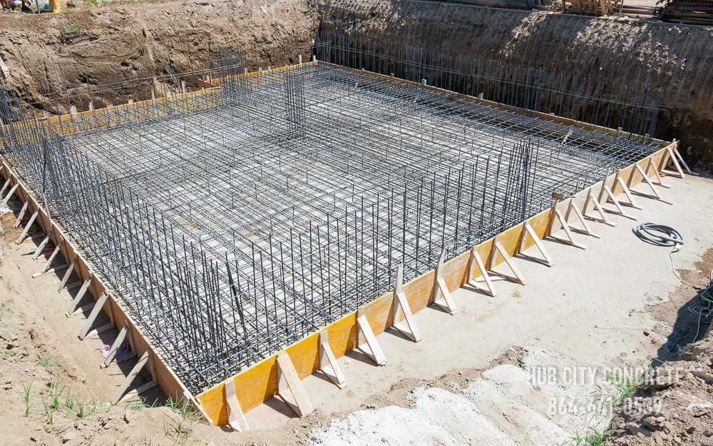 slab form with rebar in place ready for concrete slab form with rebar in place ready for concrete