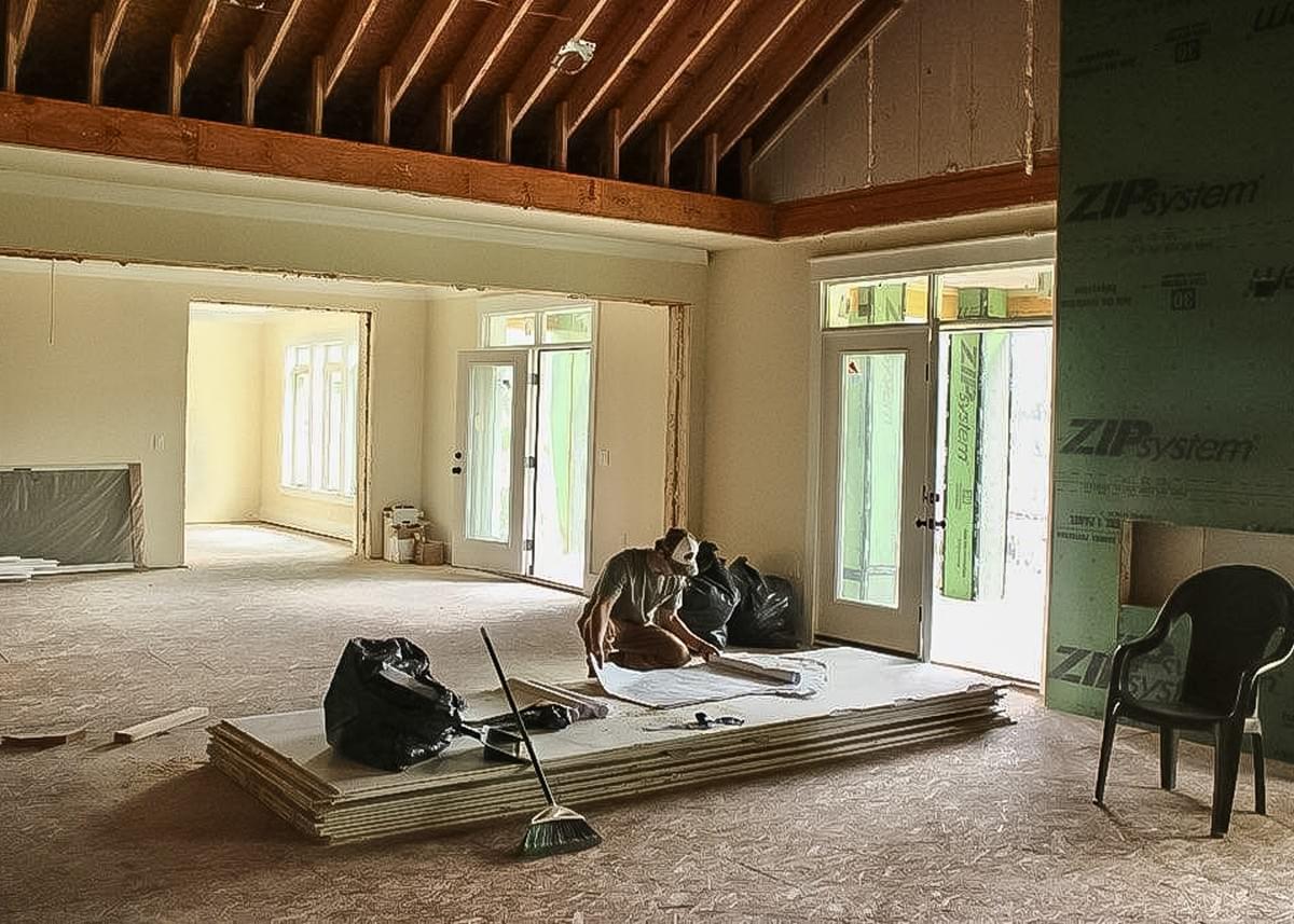 electrician looks at residential wiring plan electrician looks at residential wiring plan