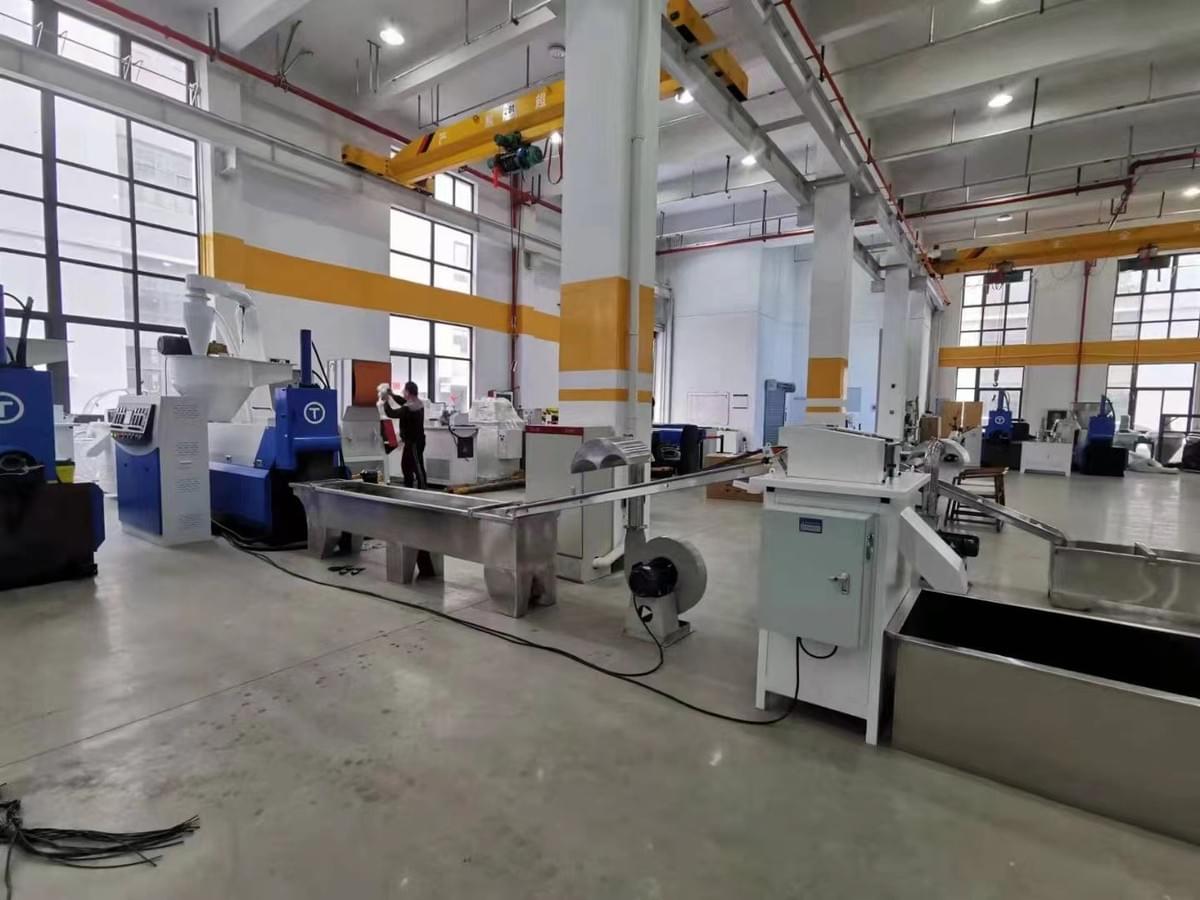 Water Strand Single Step Plastic Bags Recycling Machine
