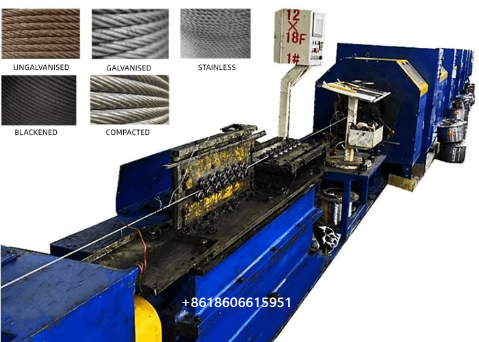 Professional Steel Wire Rope Closer Machine from CAPSTIAN technology Professional Steel Wire Rope Closer Machine from CAPSTIAN technology