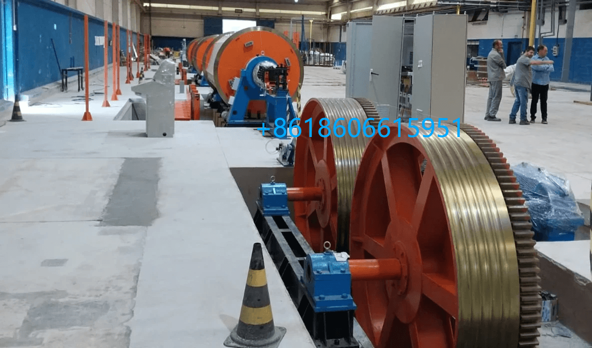 rigid stranding machine installed in Brazil cable factory rigid stranding machine installed in Brazil cable factory