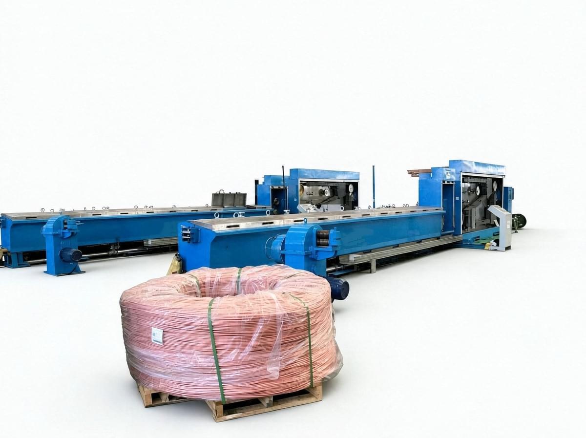 450/13DL Copper rod breakdown machine with annealer 450/13DL Copper rod breakdown machine with annealer