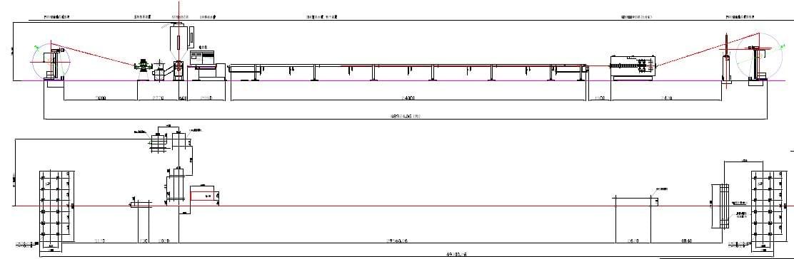 Layout of Cable Extruder Machine from ningbo capstian tech Layout of Cable Extruder Machine from ningbo capstian tech
