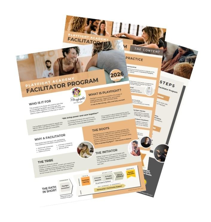 Playfight facilitation manual by Matteo Tangi Playfight facilitation manual by Matteo Tangi