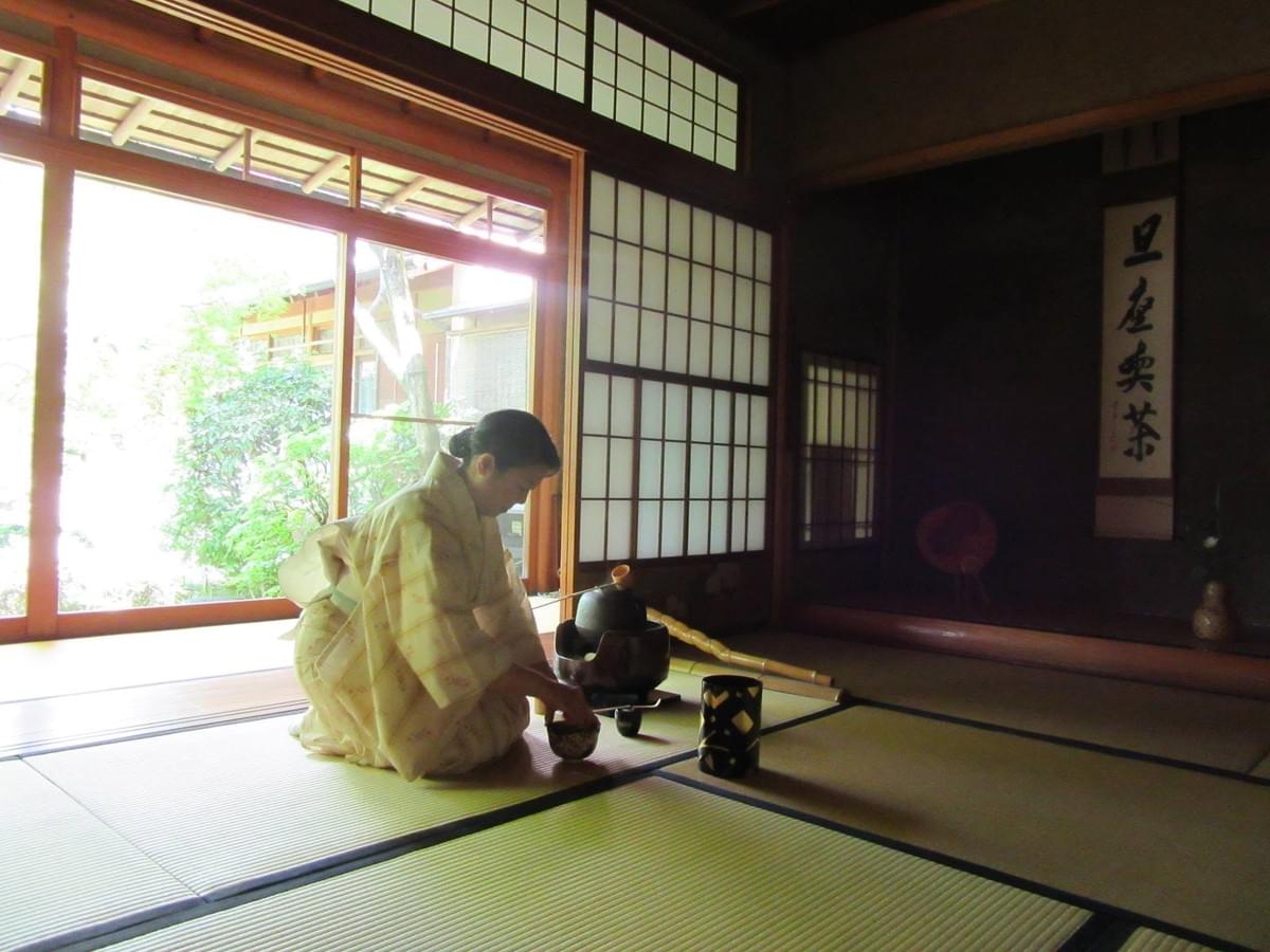 Kyoto tea master performing their craft Kyoto tea master performing their craft