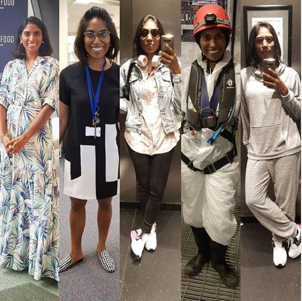 L-R: speaker life; work from work life; work from cafe life; work from on the road life; work in my PJs life. L-R: speaker life; work from work life; work from cafe life; work from on the road life; work in my PJs life.