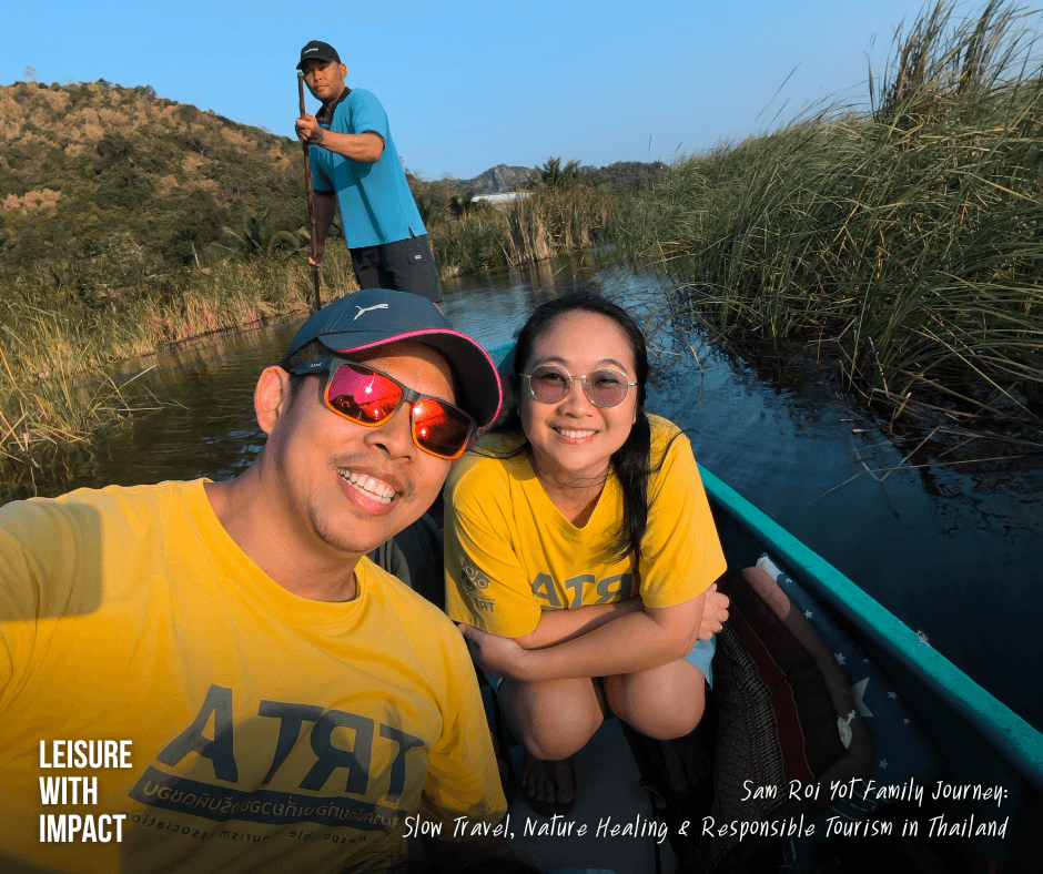 Founder and partner exploring Sam Roi Yot wetland through responsible travel in Thailand Founder and partner exploring Sam Roi Yot wetland through responsible travel in Thailand