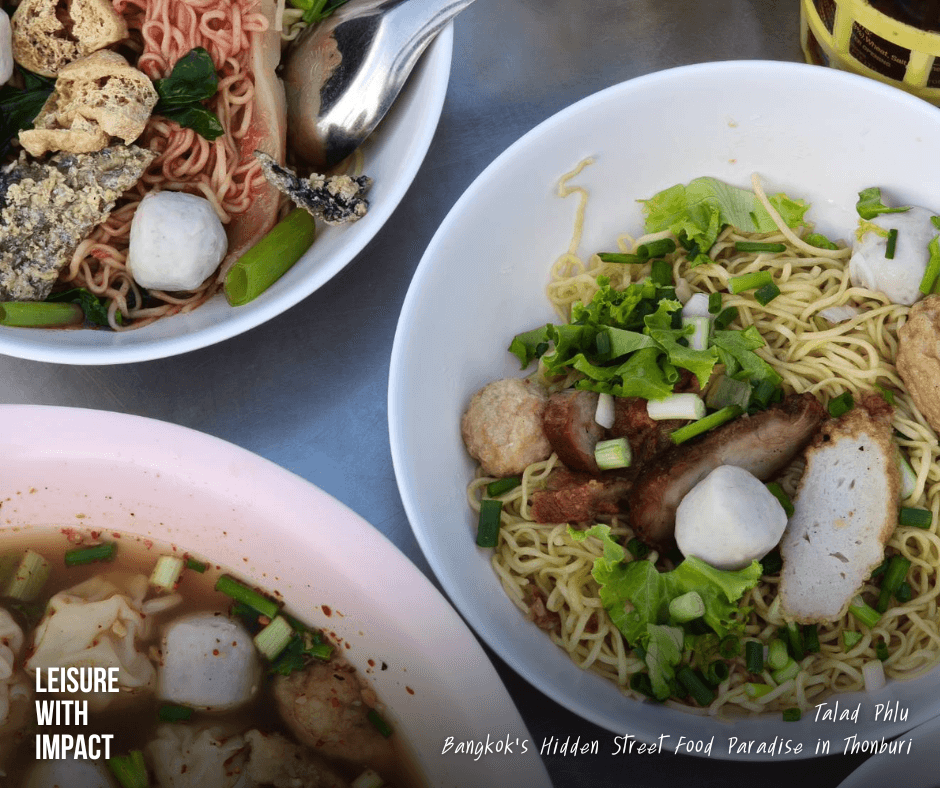 Traditional local street food in Talad Phlu neighborhood, Bangkok Traditional local street food in Talad Phlu neighborhood, Bangkok