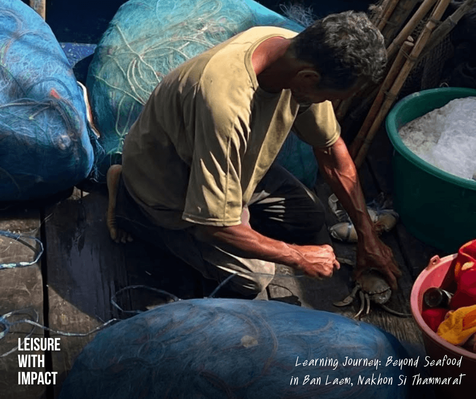 A local fisherman preparing his boat in Ban Laem, Nakhon Si Thammarat, preserving traditional fishing practices and coastal livelihoods. A local fisherman preparing his boat in Ban Laem, Nakhon Si Thammarat, preserving traditional fishing practices and coastal livelihoods.