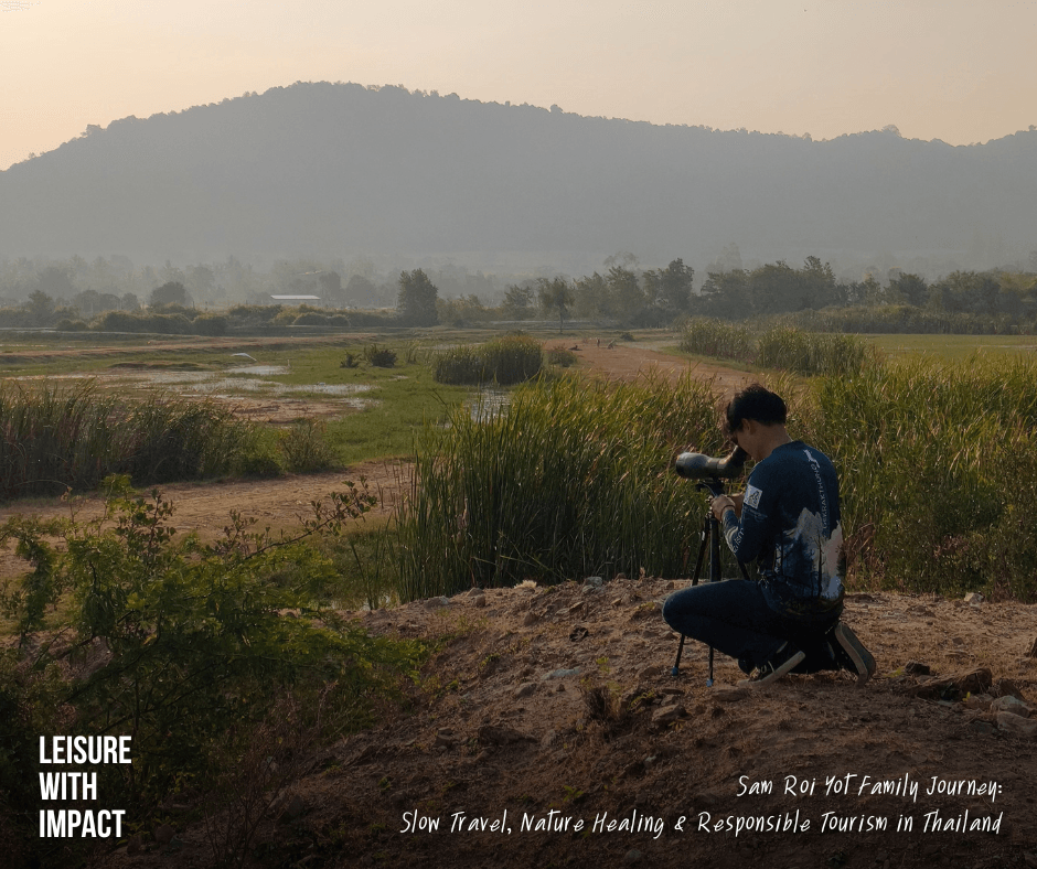 Beginner bird watching activity with local guides at Sam Roi Yot wetland, Thailand Beginner bird watching activity with local guides at Sam Roi Yot wetland, Thailand