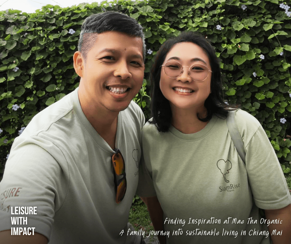 Fine and Thanawut, Co-founders of SiamRise Travel, reflect on their visit to Mae Tha Organic, a model of sustainable tourism in Chiang Mai. Fine and Thanawut, Co-founders of SiamRise Travel, reflect on their visit to Mae Tha Organic, a model of sustainable tourism in Chiang Mai.