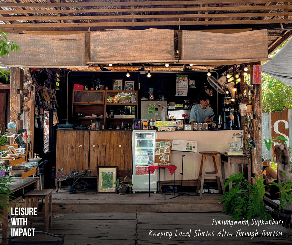View of the Tumlungwahn community area in U-Thong, Suphan Buri, Thailand, where local culture and community-based tourism come together. View of the Tumlungwahn community area in U-Thong, Suphan Buri, Thailand, where local culture and community-based tourism come together.