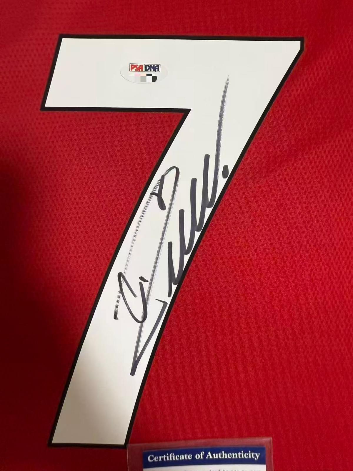 Cristiano Ronaldo Signed Manchester United 2021/2022 Home Jersey #7 - PSA Certified