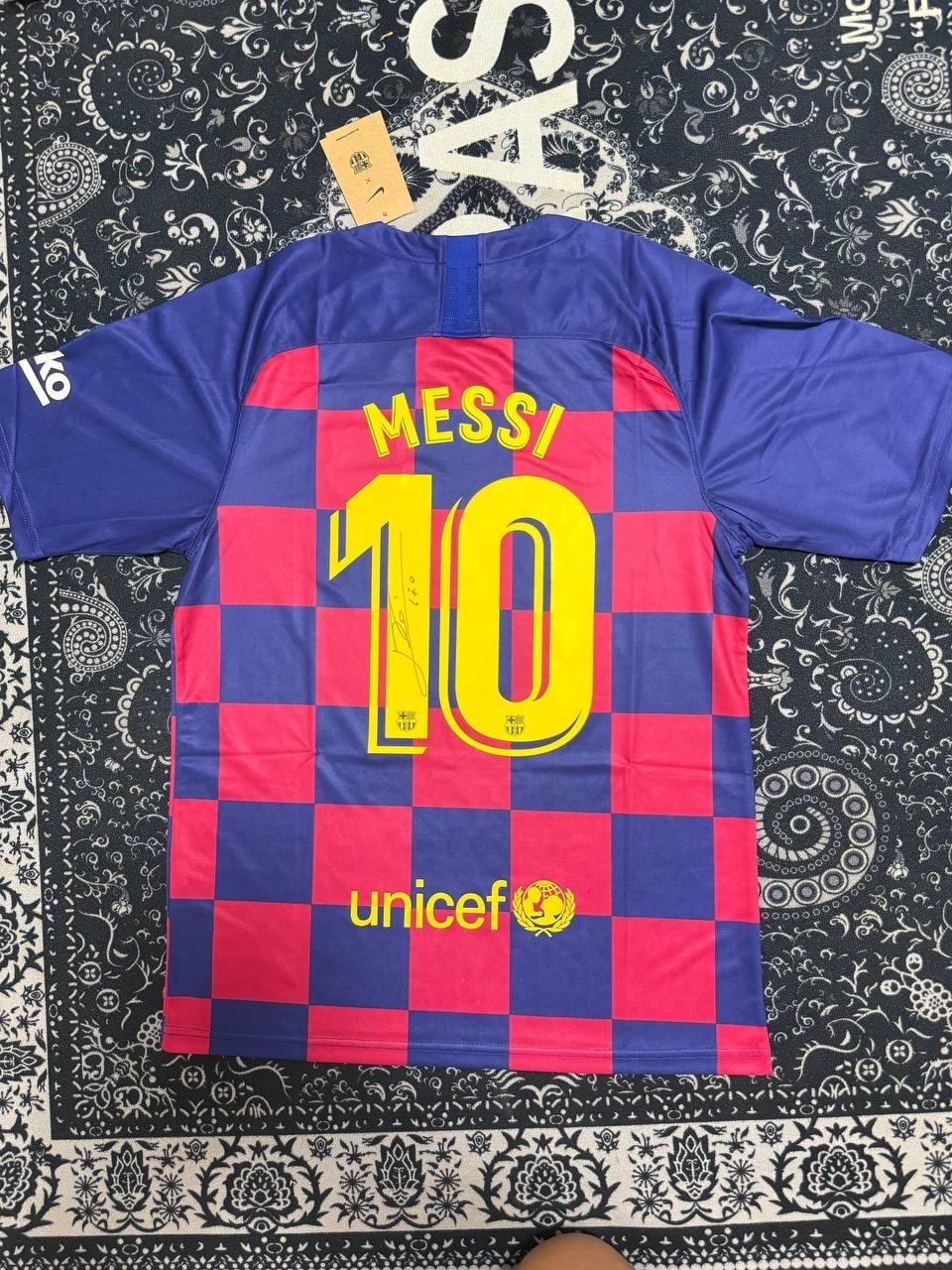 Lionel Messi Signed FC Barcelona 2019/20 Home Jersey #10 – ICONS Certified
