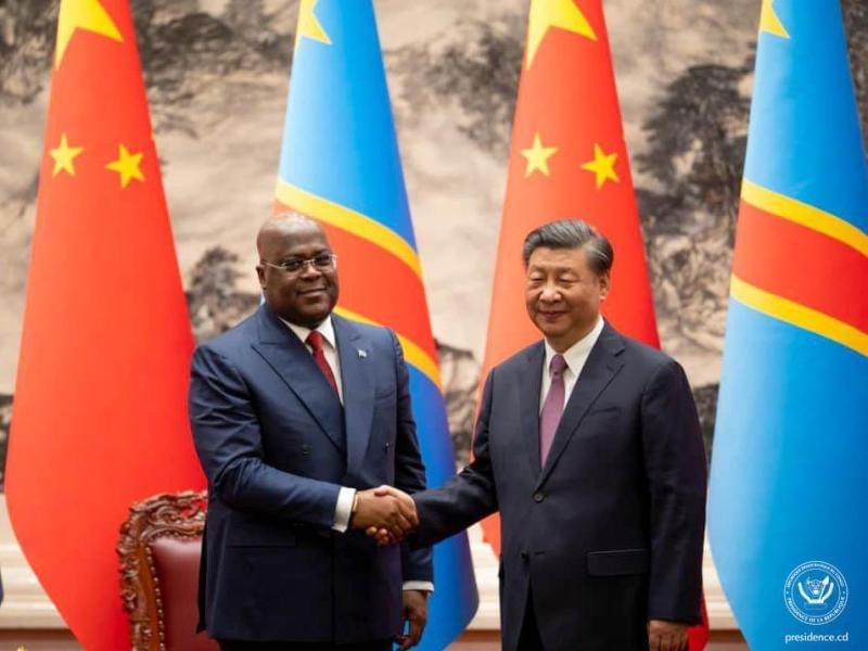 Le Président de la République Démocratique du Congo et son Homologue Chinois. Le Président de la République Démocratique du Congo et son Homologue Chinois.