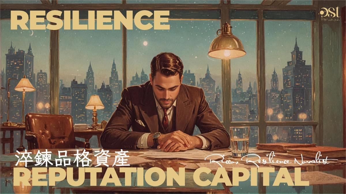 象徵混亂的辦公室中,水杯泛起漣漪,背景是無比冷靜定錨的顧問。 象徵混亂的辦公室中,水杯泛起漣漪,背景是無比冷靜定錨的顧問。