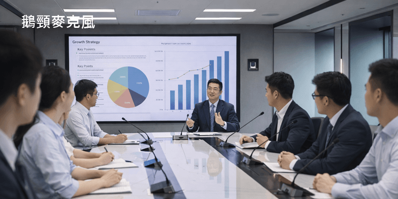 鵝頸麥克風示意圖 鵝頸麥克風示意圖