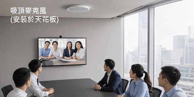 吸頂麥克風會議室應用 吸頂麥克風會議室應用