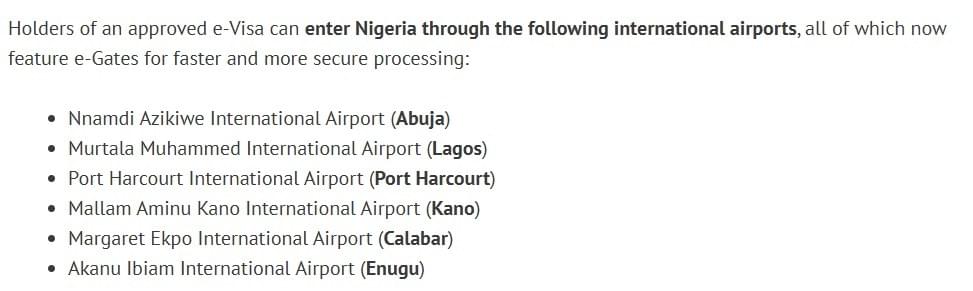 NIGERIA e-VISA APPLICATION SERVICE