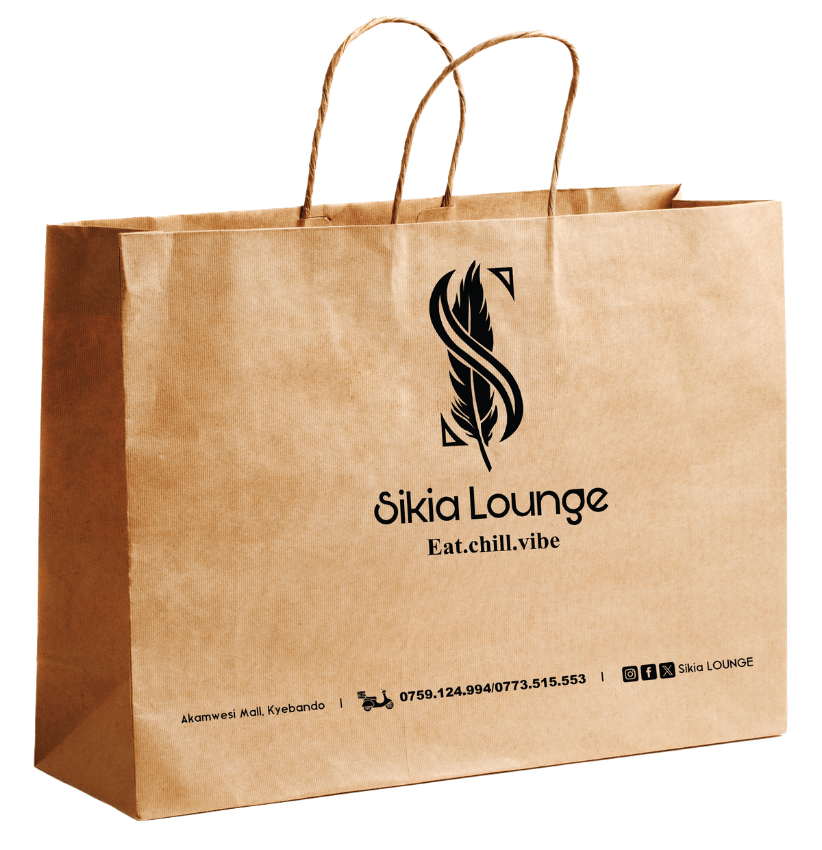 Backwhite Craft Paper Made Paper bags