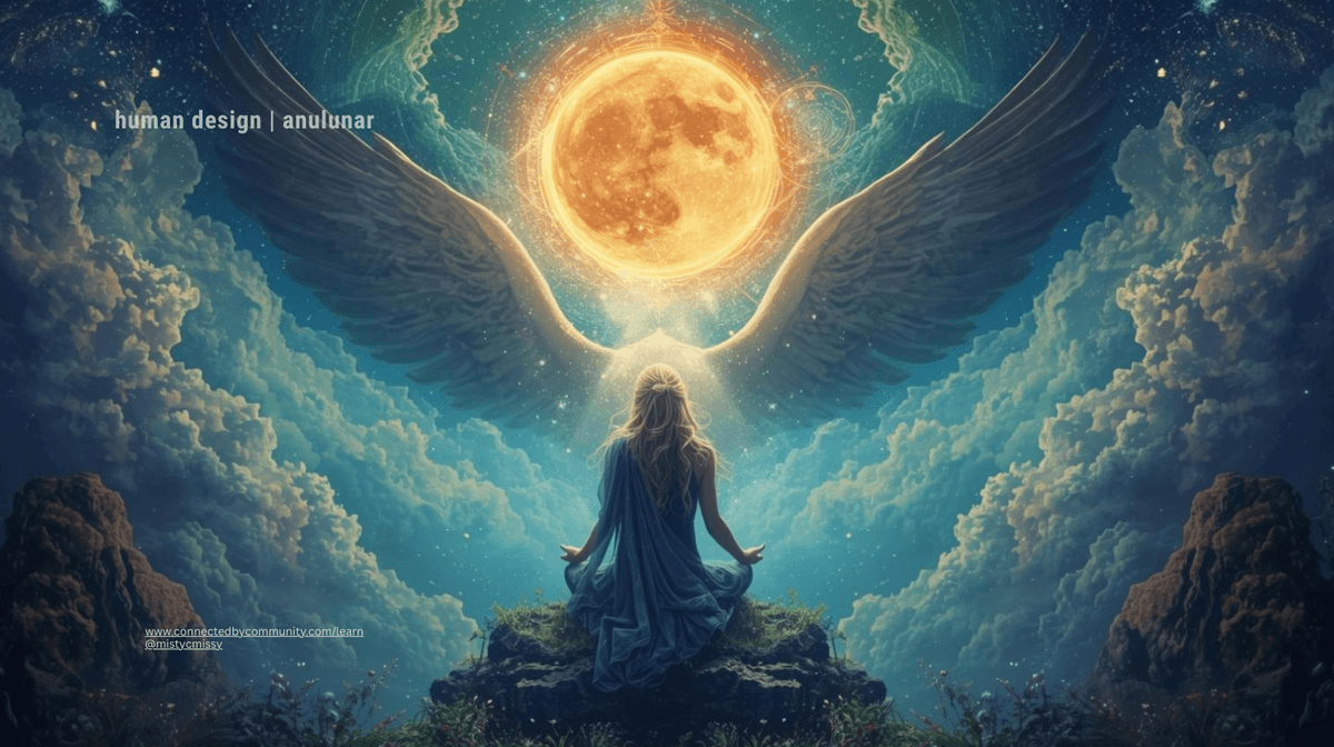 A mystical digital painting of a woman in a blue gown sitting in meditation atop a rocky peak, facing a massive, radiant golden moon or sun with expansive wings. This imagery represents the Right Angle Cross of Consciousness, symbolizing the 'Evolutionary Guide' activating forward movement and the expansion of awareness through new experiences. A mystical digital painting of a woman in a blue gown sitting in meditation atop a rocky peak, facing a massive, radiant golden moon or sun with expansive wings. This imagery represents the Right Angle Cross of Consciousness, symbolizing the 'Evolutionary Guide' activating forward movement and the expansion of awareness through new experiences.