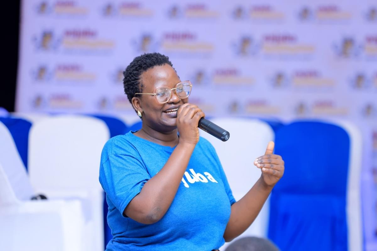 Teddy Awori, Programs Director and National Spelling Bee Coordinator at the Wakiso District Spelling Bee. Teddy Awori, Programs Director and National Spelling Bee Coordinator at the Wakiso District Spelling Bee.