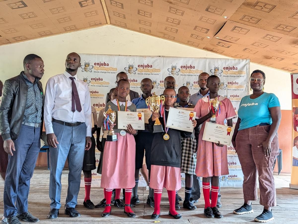 The winners of the Mbale district spelling bee. The winners of the Mbale district spelling bee.