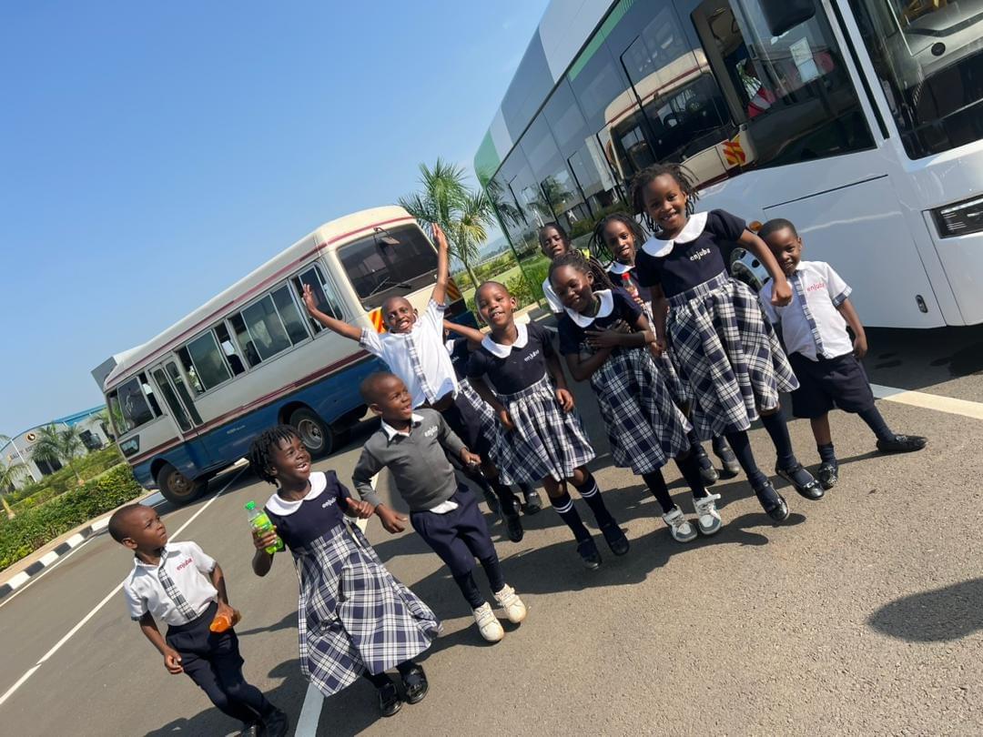 The excitement upon arriving at Kiira Motors. The excitement upon arriving at Kiira Motors.