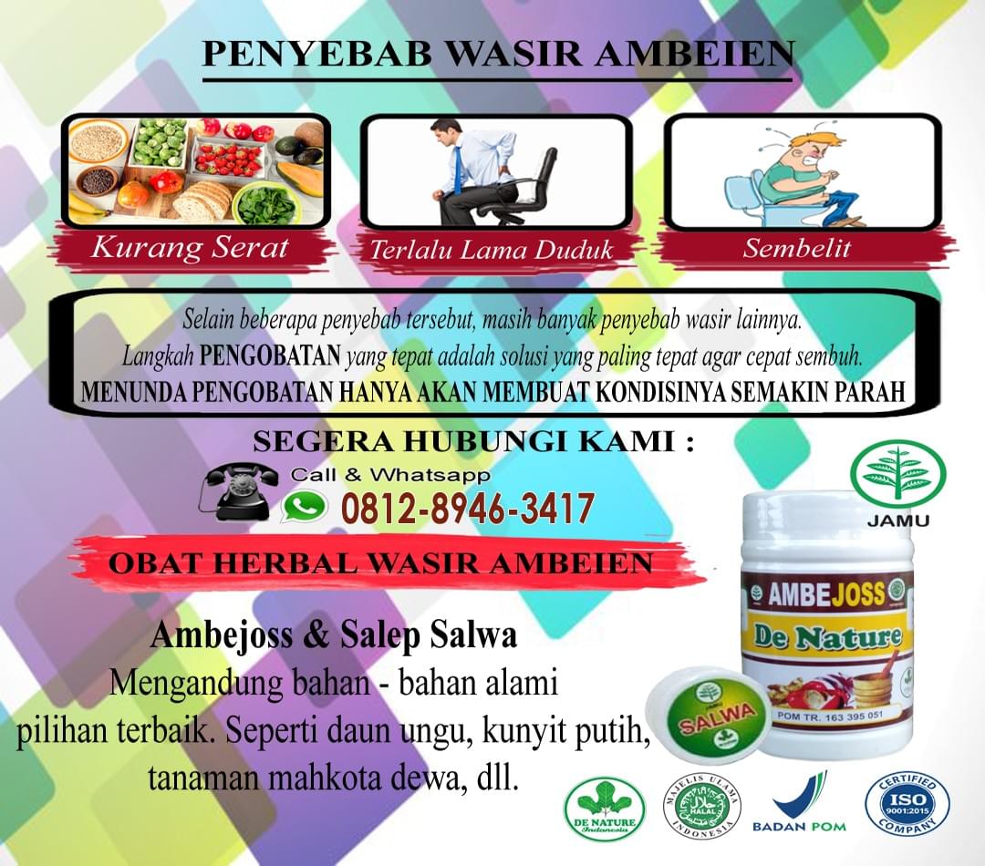 obat wasir yang bagus apa namanya - De Nature obat wasir yang bagus apa namanya - De Nature