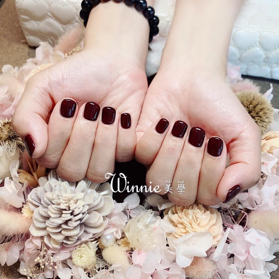 霸氣酒紅美甲 霸氣酒紅美甲