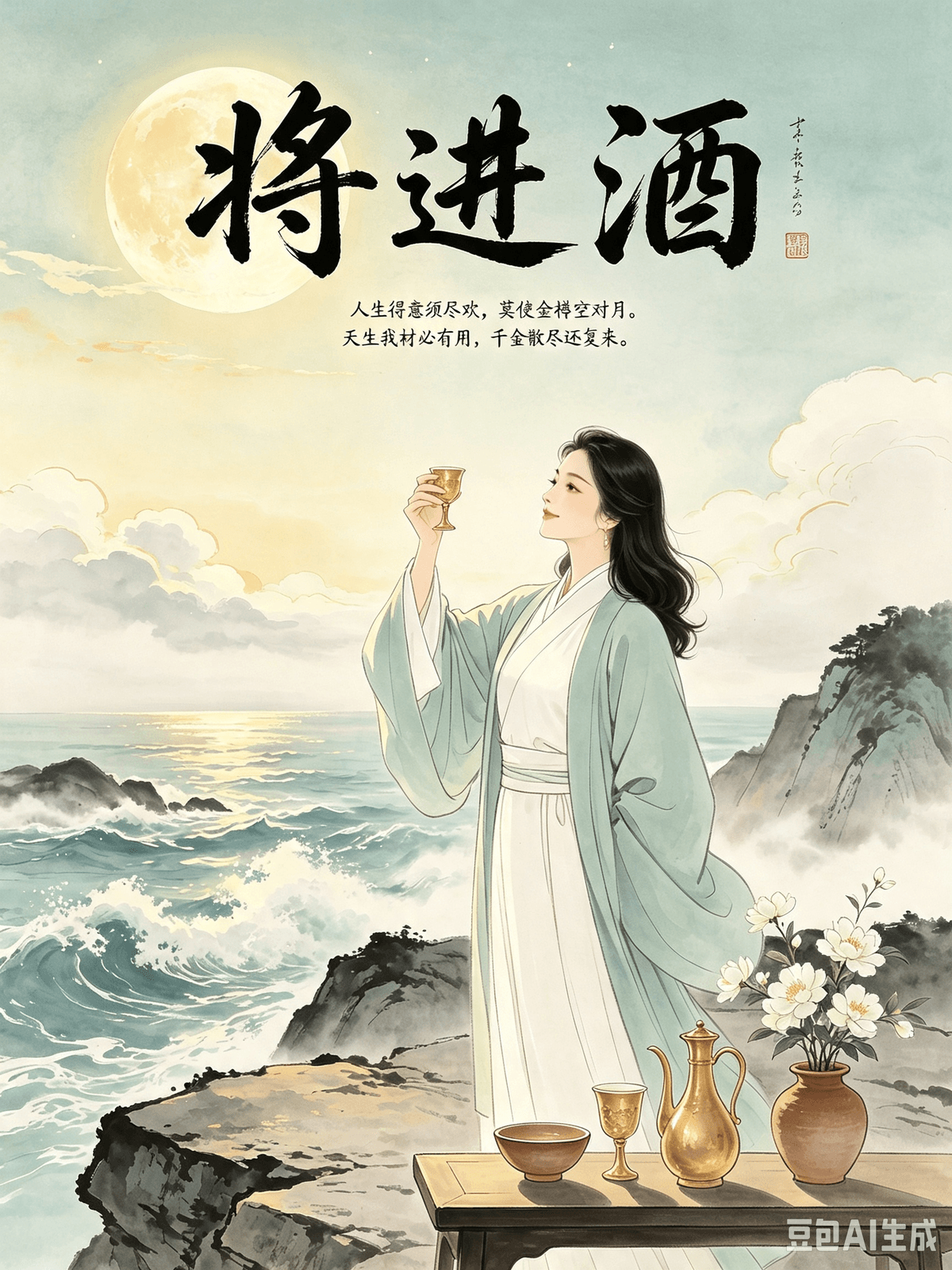 Tang Dynasty Poetic Healing: Erasing Modern Mental Friction and Cultivating a Life of Ease Chapter 3: Li Bai’s Bring in the Wine — Releasing Pressure, Embracing Setbacks, and Navigating Life’s Ups and Downs with Detachment I. The Original Poem Bring in the Wine (将进酒) Do you not see the Yellow River's waters descending from the sky, Rushing to the ocean, never to return? Do you not see the bright mirrors in high halls mourning white hair, Black as silk in the morning, turned to snow by dusk? When life goes well, one must enjoy it to the fullest, Never let your golden cup face the moon empty. Heaven gave me talents, and they must be put to use; A thousand pieces of gold scattered will return again. Boil the sheep, slaughter the cow, and let us make merry; We must drink three hundred cups in one sitting. Master Cen, Danqiu, Bring in the wine, do not let your cups stop. I will sing a song for you, Please lend me your ears. Bells, drums, and jade dishes are not what I prize; I only wish to be forever drunk and never sober up. Sages and saints since ancient times have all been lonely; Only drinkers leave their names behind. The Prince of Chen once hosted banquets in Pingle Palace, Paying ten thousand for a cask of wine, enjoying unbridled revelry. Why does the host say he is short on money? Go buy wine at once and pour it for your friends. The five-flower horse, the thousand-gold fur coat, Call the boy to trade them for sweet wine, And together we will drown the sorrows of ten thousand generations. II. Poetic Insight Bring in the Wine was written during a profoundly dark period in Li Bai’s life. Ousted by the political elite, his career in ruins, and his ideals completely shattered, the middle-aged poet had been banished from the imperial court. Half a lifetime of effort had yielded nothing; his ambitions, status, and future prospects were completely dashed. Years of workplace frustration, unappreciated talent, and repressed grievances were buried deep within him. The poem opens with a stark observation on the irreversibility of time and the unpredictability of life. Yet, Li Bai does not drown in self-pity, complain about life's unfairness, or resort to self-deprecation. Instead, the poem outlines a three-step framework for emotional healing: 1. Accepting Impermanence: Time passes, setbacks happen, and hard work does not always yield results. This is the baseline of the human experience; no one has a perfectly smooth journey. 2. Accepting the Self: Even when facing utter ruin, Li Bai firmly believes in his inherent value ("Heaven gave me talents, and they must be put to use"). He refuses to let a temporary failure negate his entire self-worth. He guards his inner confidence. 3. Complete Release: He trivializes fame, wealth, and external gains, letting go of the internal friction caused by obsession. He realizes that repressed anxiety and bitterness do not need to be swallowed—they must be released. The "sorrows of ten thousand generations" Li Bai refers to are the sorrows of a blocked career, unfulfilled ambitions, and unmet desires. He chooses to accept his setbacks with an open heart and release his pressure through uninhibited celebration. He does not ruminate, and he does not trap himself. This is the ultimate resilience of the High Tang era: giving yourself permission to fail, permitting things to go against your wishes, and allowing your life to have valleys. III. Real-World Application As a mindset consultant, I see that the vast majority of severe mental friction in modern adults stems from one core issue: the inability to accept setbacks and the obsession with perfect outcomes. In our professional lives, we burn out over failed projects after months of overtime, lose promotions, face repeated rejections in job hunts, or suffer financial losses. In our personal lives, our genuine efforts are unreciprocated, and our meticulously planned goals collapse. Once reality deviates from expectations, we fall into a destructive cycle: endlessly ruminating over mistakes, blaming ourselves, and sinking into mental exhaustion. We pretend to be fine at work during the day, only to toss and turn with anxiety at night. We cannot let go of past failures, nor can we move past the current low point. We become prisoners of our own desire to win. Bring in the Wine is the ultimate psychological antidote for outcome-anxiety and the fear of loss. Here is how to apply its wisdom: 1. Stop Rumination: After a failure, many people torture themselves by obsessing over the details, blaming themselves for not being good enough or careful enough, which only prolongs the suffering. Li Bai reminds us that success and failure are just temporary states. A single setback does not define your entire life. Stop replaying the tape and torturing yourself over past mistakes. 2. Reframe Your Self-Worth: Do not let outcomes define you. Losing a bid or failing a project does not mean you lack capability; it often just means the timing or environment was not right. Internalize the mantra: "Heaven gave me talents, and they must be put to use." Decouple your self-worth from external metrics and validation, and you will break free from outcome-induced self-doubt. 3. Establish Positive Decompression: Negative pressure cannot be hoarded. Suppressing your emotions only accelerates burnout. When emotional buildup reaches a tipping point, you must release it—through intense exercise, talking with trusted friends, spending time in nature, or taking a short trip. Express your "sorrows of ten thousand generations" healthily instead of isolating yourself. 4. Detach from Utilitarian Obsessions: Salaries, job titles, prestige, and the opinions of others are external accessories. You do not need to exhaust your life force chasing them. Life is cyclical. Enjoy the peaks with gratitude, and accept the valleys with grace. If you can take wins in stride and view losses with detachment, you stop forcing perfection. By allowing life to be flawed and dropping the heavy psychological burden of constant achievement, you can completely eliminate internal friction and navigate life’s ups and downs with absolute ease. Guérison poétique sous la dynastie Tang : Effacer les tensions mentales modernes et cultiver la sérénité Chapitre 3 : « Apportez le vin » de Li Bai — Se libérer de la pression, accepter les échecs et traverser les hauts et les bas de la vie avec détachement I. Le poème original « Apportez le vin » (将进酒) Ne voyez-vous pas les eaux du Fleuve Jaune descendre du ciel, Se précipiter vers l'océan, pour ne jamais revenir ? Ne voyez-vous pas les miroirs brillants des hautes salles pleurer les cheveux blancs, Noirs comme la soie au matin, devenus neige au crépuscule ? Quand la vie est belle, il faut en profiter pleinement, Ne jamais laisser sa coupe d'or se tourner vers la lune vide. Le ciel m'a donné des talents, et je dois les utiliser ; Mille pièces d'or dispersées me reviendront. Faites bouillir le mouton, abattez la vache et réjouissons-nous ; Nous devons boire trois cents coupes d'affilée. Maître Cen, Danqiu, Apportez le vin, que vos coupes ne s'arrêtent jamais. Je vais vous chanter une chanson, prêtez-moi l'oreille. Cloches, tambours et plats de jade ne sont pas ce qui m'importe ; je ne souhaite qu'une chose : être ivre à jamais et ne jamais dégriser. Sages et saints, depuis l'Antiquité, ont tous connu la solitude ; seuls les buveurs laissent leur nom derrière eux. Le prince de Chen organisa jadis des banquets au palais de Pingle, payant dix mille livres pour un tonneau de vin et se livrant à des réjouissances débridées. Pourquoi l'hôte prétend-il être à court d'argent ? Allez acheter du vin sur-le-champ et servez-le à vos amis. Le cheval aux cinq fleurs, le manteau de fourrure aux mille pièces d'or, appelez le garçon pour les échanger contre du vin doux, et ensemble nous noierons les chagrins de dix mille générations. II. Perspective poétique « Apportez le vin » fut écrit durant une période profondément sombre de la vie de Li Bai. Chassé par l'élite politique, sa carrière en ruines et ses idéaux complètement anéantis, le poète d'âge mûr avait été banni de la cour impériale. Une vie entière d'efforts n'avait rien donné ; Ses ambitions, son statut et ses perspectives d'avenir furent anéantis. Des années de frustration au travail, de talent inexploité et de rancœurs refoulées étaient enfouies au plus profond de lui. Le poème s'ouvre sur une observation saisissante de l'irréversibilité du temps et de l'imprévisibilité de la vie. Pourtant, Li Bai ne sombre pas dans l'apitoiement, ne se plaint pas de l'injustice de la vie et ne recourt pas à l'autodépréciation. Au contraire, le poème esquisse un chemin en trois étapes vers la guérison émotionnelle : 1. Accepter l'impermanence : Le temps passe, des revers surviennent et le travail acharné ne porte pas toujours ses fruits. C'est le lot commun de l'expérience humaine ; nul n'a un parcours sans embûches. 2. S'accepter soi-même : Même face à la ruine la plus totale, Li Bai croit fermement en sa valeur intrinsèque (« Le ciel m'a donné des talents, et je dois les mettre à profit »). Il refuse de laisser un échec passager anéantir toute son estime de soi. Il préserve sa confiance intérieure. 3. Libération totale : Il relativise la gloire, la richesse et les gains extérieurs, se libérant ainsi des tensions internes engendrées par l'obsession. Il comprend que l'anxiété et l'amertume refoulées n'ont pas à être enfouies, mais libérées. Les « chagrins de dix mille générations » auxquels Li Bai fait référence sont ceux d'une carrière bloquée, d'ambitions inassouvies et de désirs inassouvis. Il choisit d'accepter ses échecs avec sérénité et de relâcher la pression par une célébration sans retenue. Il ne rumine pas et ne s'enferme pas dans ses propres schémas. C'est là l'ultime résilience de l'époque du Haut Tang : s'autoriser à échouer, accepter que les choses aillent à l'encontre de ses souhaits et laisser la vie traverser des périodes difficiles. III. Application concrète En tant que consultante en développement personnel, je constate que la grande majorité des tensions psychologiques importantes chez les adultes modernes proviennent d'un problème fondamental : l'incapacité à accepter les échecs et l'obsession de la perfection. Dans notre vie professionnelle, nous nous épuisons après des mois d'heures supplémentaires suite à des projets infructueux, nous perdons des promotions, nous essuyons des refus répétés lors de nos recherches d'emploi ou nous subissons des pertes financières. Dans notre vie personnelle, nos efforts sincères restent vains et nos objectifs, pourtant minutieusement planifiés, s'effondrent. Dès que la réalité s'écarte de nos attentes, nous entrons dans un cercle vicieux : nous ruminons sans cesse nos erreurs, nous nous blâmons et sombrons dans l'épuisement mental. Nous faisons semblant d'aller bien au travail pendant la journée, pour ensuite passer des nuits blanches, rongés par l'anxiété. Nous n'arrivons pas à nous détacher des échecs passés, ni à surmonter notre déprime actuelle. Nous devenons prisonniers de notre propre désir de gagner. « Apportez le vin » est l'antidote psychologique ultime contre l'anxiété liée au résultat et la peur de l'échec. Voici comment appliquer sa sagesse : 1. Cessez de ruminer : Après un échec, beaucoup se tourmentent en s'obsédant sur les détails, en se reprochant de ne pas avoir été assez bons ou assez prudents, ce qui ne fait que prolonger la souffrance. Li Bai nous rappelle que le succès et l'échec ne sont que des états temporaires. Un seul revers ne définit pas votre vie. Cessez de ressasser le passé et de vous tourmenter à propos de vos erreurs. 2. Redéfinissez votre estime de soi : Ne laissez pas les résultats vous définir. Perdre un appel d’offres ou échouer dans un projet ne signifie pas que vous manquez de compétences ; souvent, cela signifie simplement que le moment ou le contexte n’était pas propice. Intériorisez ce mantra : « J’ai des talents, et je dois les mettre à profit.» Déconnectez votre estime de soi des indicateurs et de la validation externes, et vous vous libérerez du doute engendré par les résultats. 3. Instaurez une décompression positive : La pression négative ne peut être accumulée. Refouler vos émotions ne fait qu’accélérer l’épuisement professionnel. Lorsque la charge émotionnelle atteint un point critique, vous devez la libérer : par une activité physique intense, en parlant avec des amis de confiance, en passant du temps dans la nature ou en faisant un court voyage. Exprimez vos « douleurs ancestrales » de manière saine au lieu de vous isoler. 4. Détachez-vous des obsessions utilitaires : Les salaires, les titres, le prestige et l’opinion des autres ne sont que des accessoires extérieurs. Vous n’avez pas besoin d’épuiser votre énergie à les poursuivre. La vie est cyclique. Savourez les succès avec gratitude et acceptez les échecs avec sérénité. Si vous parvenez à accueillir les victoires avec sérénité et à considérer les défaites avec détachement, vous cessez de rechercher la perfection. En acceptant les imperfections de la vie et en vous libérant du poids psychologique de la performance constante, vous pouvez éliminer les frictions intérieures et traverser les hauts et les bas de l'existence avec une aisance absolue. Tang Dynasty Poetic Healing: Erasing Modern Mental Friction and Cultivating a Life of Ease Chapter 3: Li Bai’s Bring in the Wine — Releasing Pressure, Embracing Setbacks, and Navigating Life’s Ups and Downs with Detachment I. The Original Poem Bring in the Wine (将进酒) Do you not see the Yellow River's waters descending from the sky, Rushing to the ocean, never to return? Do you not see the bright mirrors in high halls mourning white hair, Black as silk in the morning, turned to snow by dusk? When life goes well, one must enjoy it to the fullest, Never let your golden cup face the moon empty. Heaven gave me talents, and they must be put to use; A thousand pieces of gold scattered will return again. Boil the sheep, slaughter the cow, and let us make merry; We must drink three hundred cups in one sitting. Master Cen, Danqiu, Bring in the wine, do not let your cups stop. I will sing a song for you, Please lend me your ears. Bells, drums, and jade dishes are not what I prize; I only wish to be forever drunk and never sober up. Sages and saints since ancient times have all been lonely; Only drinkers leave their names behind. The Prince of Chen once hosted banquets in Pingle Palace, Paying ten thousand for a cask of wine, enjoying unbridled revelry. Why does the host say he is short on money? Go buy wine at once and pour it for your friends. The five-flower horse, the thousand-gold fur coat, Call the boy to trade them for sweet wine, And together we will drown the sorrows of ten thousand generations. II. Poetic Insight Bring in the Wine was written during a profoundly dark period in Li Bai’s life. Ousted by the political elite, his career in ruins, and his ideals completely shattered, the middle-aged poet had been banished from the imperial court. Half a lifetime of effort had yielded nothing; his ambitions, status, and future prospects were completely dashed. Years of workplace frustration, unappreciated talent, and repressed grievances were buried deep within him. The poem opens with a stark observation on the irreversibility of time and the unpredictability of life. Yet, Li Bai does not drown in self-pity, complain about life's unfairness, or resort to self-deprecation. Instead, the poem outlines a three-step framework for emotional healing: 1. Accepting Impermanence: Time passes, setbacks happen, and hard work does not always yield results. This is the baseline of the human experience; no one has a perfectly smooth journey. 2. Accepting the Self: Even when facing utter ruin, Li Bai firmly believes in his inherent value ("Heaven gave me talents, and they must be put to use"). He refuses to let a temporary failure negate his entire self-worth. He guards his inner confidence. 3. Complete Release: He trivializes fame, wealth, and external gains, letting go of the internal friction caused by obsession. He realizes that repressed anxiety and bitterness do not need to be swallowed—they must be released. The "sorrows of ten thousand generations" Li Bai refers to are the sorrows of a blocked career, unfulfilled ambitions, and unmet desires. He chooses to accept his setbacks with an open heart and release his pressure through uninhibited celebration. He does not ruminate, and he does not trap himself. This is the ultimate resilience of the High Tang era: giving yourself permission to fail, permitting things to go against your wishes, and allowing your life to have valleys. III. Real-World Application As a mindset consultant, I see that the vast majority of severe mental friction in modern adults stems from one core issue: the inability to accept setbacks and the obsession with perfect outcomes. In our professional lives, we burn out over failed projects after months of overtime, lose promotions, face repeated rejections in job hunts, or suffer financial losses. In our personal lives, our genuine efforts are unreciprocated, and our meticulously planned goals collapse. Once reality deviates from expectations, we fall into a destructive cycle: endlessly ruminating over mistakes, blaming ourselves, and sinking into mental exhaustion. We pretend to be fine at work during the day, only to toss and turn with anxiety at night. We cannot let go of past failures, nor can we move past the current low point. We become prisoners of our own desire to win. Bring in the Wine is the ultimate psychological antidote for outcome-anxiety and the fear of loss. Here is how to apply its wisdom: 1. Stop Rumination: After a failure, many people torture themselves by obsessing over the details, blaming themselves for not being good enough or careful enough, which only prolongs the suffering. Li Bai reminds us that success and failure are just temporary states. A single setback does not define your entire life. Stop replaying the tape and torturing yourself over past mistakes. 2. Reframe Your Self-Worth: Do not let outcomes define you. Losing a bid or failing a project does not mean you lack capability; it often just means the timing or environment was not right. Internalize the mantra: "Heaven gave me talents, and they must be put to use." Decouple your self-worth from external metrics and validation, and you will break free from outcome-induced self-doubt. 3. Establish Positive Decompression: Negative pressure cannot be hoarded. Suppressing your emotions only accelerates burnout. When emotional buildup reaches a tipping point, you must release it—through intense exercise, talking with trusted friends, spending time in nature, or taking a short trip. Express your "sorrows of ten thousand generations" healthily instead of isolating yourself. 4. Detach from Utilitarian Obsessions: Salaries, job titles, prestige, and the opinions of others are external accessories. You do not need to exhaust your life force chasing them. Life is cyclical. Enjoy the peaks with gratitude, and accept the valleys with grace. If you can take wins in stride and view losses with detachment, you stop forcing perfection. By allowing life to be flawed and dropping the heavy psychological burden of constant achievement, you can completely eliminate internal friction and navigate life’s ups and downs with absolute ease. Guérison poétique sous la dynastie Tang : Effacer les tensions mentales modernes et cultiver la sérénité Chapitre 3 : « Apportez le vin » de Li Bai — Se libérer de la pression, accepter les échecs et traverser les hauts et les bas de la vie avec détachement I. Le poème original « Apportez le vin » (将进酒) Ne voyez-vous pas les eaux du Fleuve Jaune descendre du ciel, Se précipiter vers l'océan, pour ne jamais revenir ? Ne voyez-vous pas les miroirs brillants des hautes salles pleurer les cheveux blancs, Noirs comme la soie au matin, devenus neige au crépuscule ? Quand la vie est belle, il faut en profiter pleinement, Ne jamais laisser sa coupe d'or se tourner vers la lune vide. Le ciel m'a donné des talents, et je dois les utiliser ; Mille pièces d'or dispersées me reviendront. Faites bouillir le mouton, abattez la vache et réjouissons-nous ; Nous devons boire trois cents coupes d'affilée. Maître Cen, Danqiu, Apportez le vin, que vos coupes ne s'arrêtent jamais. Je vais vous chanter une chanson, prêtez-moi l'oreille. Cloches, tambours et plats de jade ne sont pas ce qui m'importe ; je ne souhaite qu'une chose : être ivre à jamais et ne jamais dégriser. Sages et saints, depuis l'Antiquité, ont tous connu la solitude ; seuls les buveurs laissent leur nom derrière eux. Le prince de Chen organisa jadis des banquets au palais de Pingle, payant dix mille livres pour un tonneau de vin et se livrant à des réjouissances débridées. Pourquoi l'hôte prétend-il être à court d'argent ? Allez acheter du vin sur-le-champ et servez-le à vos amis. Le cheval aux cinq fleurs, le manteau de fourrure aux mille pièces d'or, appelez le garçon pour les échanger contre du vin doux, et ensemble nous noierons les chagrins de dix mille générations. II. Perspective poétique « Apportez le vin » fut écrit durant une période profondément sombre de la vie de Li Bai. Chassé par l'élite politique, sa carrière en ruines et ses idéaux complètement anéantis, le poète d'âge mûr avait été banni de la cour impériale. Une vie entière d'efforts n'avait rien donné ; Ses ambitions, son statut et ses perspectives d'avenir furent anéantis. Des années de frustration au travail, de talent inexploité et de rancœurs refoulées étaient enfouies au plus profond de lui. Le poème s'ouvre sur une observation saisissante de l'irréversibilité du temps et de l'imprévisibilité de la vie. Pourtant, Li Bai ne sombre pas dans l'apitoiement, ne se plaint pas de l'injustice de la vie et ne recourt pas à l'autodépréciation. Au contraire, le poème esquisse un chemin en trois étapes vers la guérison émotionnelle : 1. Accepter l'impermanence : Le temps passe, des revers surviennent et le travail acharné ne porte pas toujours ses fruits. C'est le lot commun de l'expérience humaine ; nul n'a un parcours sans embûches. 2. S'accepter soi-même : Même face à la ruine la plus totale, Li Bai croit fermement en sa valeur intrinsèque (« Le ciel m'a donné des talents, et je dois les mettre à profit »). Il refuse de laisser un échec passager anéantir toute son estime de soi. Il préserve sa confiance intérieure. 3. Libération totale : Il relativise la gloire, la richesse et les gains extérieurs, se libérant ainsi des tensions internes engendrées par l'obsession. Il comprend que l'anxiété et l'amertume refoulées n'ont pas à être enfouies, mais libérées. Les « chagrins de dix mille générations » auxquels Li Bai fait référence sont ceux d'une carrière bloquée, d'ambitions inassouvies et de désirs inassouvis. Il choisit d'accepter ses échecs avec sérénité et de relâcher la pression par une célébration sans retenue. Il ne rumine pas et ne s'enferme pas dans ses propres schémas. C'est là l'ultime résilience de l'époque du Haut Tang : s'autoriser à échouer, accepter que les choses aillent à l'encontre de ses souhaits et laisser la vie traverser des périodes difficiles. III. Application concrète En tant que consultante en développement personnel, je constate que la grande majorité des tensions psychologiques importantes chez les adultes modernes proviennent d'un problème fondamental : l'incapacité à accepter les échecs et l'obsession de la perfection. Dans notre vie professionnelle, nous nous épuisons après des mois d'heures supplémentaires suite à des projets infructueux, nous perdons des promotions, nous essuyons des refus répétés lors de nos recherches d'emploi ou nous subissons des pertes financières. Dans notre vie personnelle, nos efforts sincères restent vains et nos objectifs, pourtant minutieusement planifiés, s'effondrent. Dès que la réalité s'écarte de nos attentes, nous entrons dans un cercle vicieux : nous ruminons sans cesse nos erreurs, nous nous blâmons et sombrons dans l'épuisement mental. Nous faisons semblant d'aller bien au travail pendant la journée, pour ensuite passer des nuits blanches, rongés par l'anxiété. Nous n'arrivons pas à nous détacher des échecs passés, ni à surmonter notre déprime actuelle. Nous devenons prisonniers de notre propre désir de gagner. « Apportez le vin » est l'antidote psychologique ultime contre l'anxiété liée au résultat et la peur de l'échec. Voici comment appliquer sa sagesse : 1. Cessez de ruminer : Après un échec, beaucoup se tourmentent en s'obsédant sur les détails, en se reprochant de ne pas avoir été assez bons ou assez prudents, ce qui ne fait que prolonger la souffrance. Li Bai nous rappelle que le succès et l'échec ne sont que des états temporaires. Un seul revers ne définit pas votre vie. Cessez de ressasser le passé et de vous tourmenter à propos de vos erreurs. 2. Redéfinissez votre estime de soi : Ne laissez pas les résultats vous définir. Perdre un appel d’offres ou échouer dans un projet ne signifie pas que vous manquez de compétences ; souvent, cela signifie simplement que le moment ou le contexte n’était pas propice. Intériorisez ce mantra : « J’ai des talents, et je dois les mettre à profit.» Déconnectez votre estime de soi des indicateurs et de la validation externes, et vous vous libérerez du doute engendré par les résultats. 3. Instaurez une décompression positive : La pression négative ne peut être accumulée. Refouler vos émotions ne fait qu’accélérer l’épuisement professionnel. Lorsque la charge émotionnelle atteint un point critique, vous devez la libérer : par une activité physique intense, en parlant avec des amis de confiance, en passant du temps dans la nature ou en faisant un court voyage. Exprimez vos « douleurs ancestrales » de manière saine au lieu de vous isoler. 4. Détachez-vous des obsessions utilitaires : Les salaires, les titres, le prestige et l’opinion des autres ne sont que des accessoires extérieurs. Vous n’avez pas besoin d’épuiser votre énergie à les poursuivre. La vie est cyclique. Savourez les succès avec gratitude et acceptez les échecs avec sérénité. Si vous parvenez à accueillir les victoires avec sérénité et à considérer les défaites avec détachement, vous cessez de rechercher la perfection. En acceptant les imperfections de la vie et en vous libérant du poids psychologique de la performance constante, vous pouvez éliminer les frictions intérieures et traverser les hauts et les bas de l'existence avec une aisance absolue.