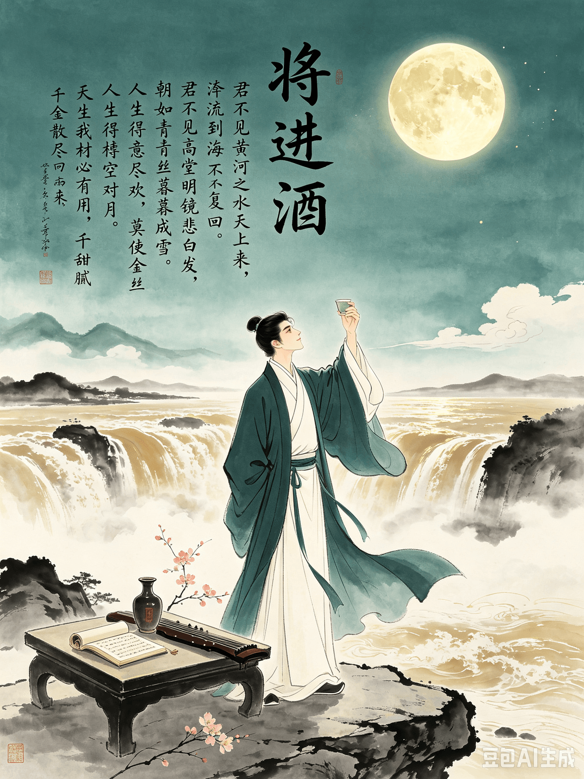 Tang Dynasty Poetic Healing: Erasing Modern Mental Friction and Cultivating a Life of Ease Chapter 3: Li Bai’s Bring in the Wine — Releasing Pressure, Embracing Setbacks, and Navigating Life’s Ups and Downs with Detachment I. The Original Poem Bring in the Wine (将进酒) Do you not see the Yellow River's waters descending from the sky, Rushing to the ocean, never to return? Do you not see the bright mirrors in high halls mourning white hair, Black as silk in the morning, turned to snow by dusk? When life goes well, one must enjoy it to the fullest, Never let your golden cup face the moon empty. Heaven gave me talents, and they must be put to use; A thousand pieces of gold scattered will return again. Boil the sheep, slaughter the cow, and let us make merry; We must drink three hundred cups in one sitting. Master Cen, Danqiu, Bring in the wine, do not let your cups stop. I will sing a song for you, Please lend me your ears. Bells, drums, and jade dishes are not what I prize; I only wish to be forever drunk and never sober up. Sages and saints since ancient times have all been lonely; Only drinkers leave their names behind. The Prince of Chen once hosted banquets in Pingle Palace, Paying ten thousand for a cask of wine, enjoying unbridled revelry. Why does the host say he is short on money? Go buy wine at once and pour it for your friends. The five-flower horse, the thousand-gold fur coat, Call the boy to trade them for sweet wine, And together we will drown the sorrows of ten thousand generations. II. Poetic Insight Bring in the Wine was written during a profoundly dark period in Li Bai’s life. Ousted by the political elite, his career in ruins, and his ideals completely shattered, the middle-aged poet had been banished from the imperial court. Half a lifetime of effort had yielded nothing; his ambitions, status, and future prospects were completely dashed. Years of workplace frustration, unappreciated talent, and repressed grievances were buried deep within him. The poem opens with a stark observation on the irreversibility of time and the unpredictability of life. Yet, Li Bai does not drown in self-pity, complain about life's unfairness, or resort to self-deprecation. Instead, the poem outlines a three-step framework for emotional healing: 1. Accepting Impermanence: Time passes, setbacks happen, and hard work does not always yield results. This is the baseline of the human experience; no one has a perfectly smooth journey. 2. Accepting the Self: Even when facing utter ruin, Li Bai firmly believes in his inherent value ("Heaven gave me talents, and they must be put to use"). He refuses to let a temporary failure negate his entire self-worth. He guards his inner confidence. 3. Complete Release: He trivializes fame, wealth, and external gains, letting go of the internal friction caused by obsession. He realizes that repressed anxiety and bitterness do not need to be swallowed—they must be released. The "sorrows of ten thousand generations" Li Bai refers to are the sorrows of a blocked career, unfulfilled ambitions, and unmet desires. He chooses to accept his setbacks with an open heart and release his pressure through uninhibited celebration. He does not ruminate, and he does not trap himself. This is the ultimate resilience of the High Tang era: giving yourself permission to fail, permitting things to go against your wishes, and allowing your life to have valleys. III. Real-World Application As a mindset consultant, I see that the vast majority of severe mental friction in modern adults stems from one core issue: the inability to accept setbacks and the obsession with perfect outcomes. In our professional lives, we burn out over failed projects after months of overtime, lose promotions, face repeated rejections in job hunts, or suffer financial losses. In our personal lives, our genuine efforts are unreciprocated, and our meticulously planned goals collapse. Once reality deviates from expectations, we fall into a destructive cycle: endlessly ruminating over mistakes, blaming ourselves, and sinking into mental exhaustion. We pretend to be fine at work during the day, only to toss and turn with anxiety at night. We cannot let go of past failures, nor can we move past the current low point. We become prisoners of our own desire to win. Bring in the Wine is the ultimate psychological antidote for outcome-anxiety and the fear of loss. Here is how to apply its wisdom: 1. Stop Rumination: After a failure, many people torture themselves by obsessing over the details, blaming themselves for not being good enough or careful enough, which only prolongs the suffering. Li Bai reminds us that success and failure are just temporary states. A single setback does not define your entire life. Stop replaying the tape and torturing yourself over past mistakes. 2. Reframe Your Self-Worth: Do not let outcomes define you. Losing a bid or failing a project does not mean you lack capability; it often just means the timing or environment was not right. Internalize the mantra: "Heaven gave me talents, and they must be put to use." Decouple your self-worth from external metrics and validation, and you will break free from outcome-induced self-doubt. 3. Establish Positive Decompression: Negative pressure cannot be hoarded. Suppressing your emotions only accelerates burnout. When emotional buildup reaches a tipping point, you must release it—through intense exercise, talking with trusted friends, spending time in nature, or taking a short trip. Express your "sorrows of ten thousand generations" healthily instead of isolating yourself. 4. Detach from Utilitarian Obsessions: Salaries, job titles, prestige, and the opinions of others are external accessories. You do not need to exhaust your life force chasing them. Life is cyclical. Enjoy the peaks with gratitude, and accept the valleys with grace. If you can take wins in stride and view losses with detachment, you stop forcing perfection. By allowing life to be flawed and dropping the heavy psychological burden of constant achievement, you can completely eliminate internal friction and navigate life’s ups and downs with absolute ease. Guérison poétique sous la dynastie Tang : Effacer les tensions mentales modernes et cultiver la sérénité Chapitre 3 : « Apportez le vin » de Li Bai — Se libérer de la pression, accepter les échecs et traverser les hauts et les bas de la vie avec détachement I. Le poème original « Apportez le vin » (将进酒) Ne voyez-vous pas les eaux du Fleuve Jaune descendre du ciel, Se précipiter vers l'océan, pour ne jamais revenir ? Ne voyez-vous pas les miroirs brillants des hautes salles pleurer les cheveux blancs, Noirs comme la soie au matin, devenus neige au crépuscule ? Quand la vie est belle, il faut en profiter pleinement, Ne jamais laisser sa coupe d'or se tourner vers la lune vide. Le ciel m'a donné des talents, et je dois les utiliser ; Mille pièces d'or dispersées me reviendront. Faites bouillir le mouton, abattez la vache et réjouissons-nous ; Nous devons boire trois cents coupes d'affilée. Maître Cen, Danqiu, Apportez le vin, que vos coupes ne s'arrêtent jamais. Je vais vous chanter une chanson, prêtez-moi l'oreille. Cloches, tambours et plats de jade ne sont pas ce qui m'importe ; je ne souhaite qu'une chose : être ivre à jamais et ne jamais dégriser. Sages et saints, depuis l'Antiquité, ont tous connu la solitude ; seuls les buveurs laissent leur nom derrière eux. Le prince de Chen organisa jadis des banquets au palais de Pingle, payant dix mille livres pour un tonneau de vin et se livrant à des réjouissances débridées. Pourquoi l'hôte prétend-il être à court d'argent ? Allez acheter du vin sur-le-champ et servez-le à vos amis. Le cheval aux cinq fleurs, le manteau de fourrure aux mille pièces d'or, appelez le garçon pour les échanger contre du vin doux, et ensemble nous noierons les chagrins de dix mille générations. II. Perspective poétique « Apportez le vin » fut écrit durant une période profondément sombre de la vie de Li Bai. Chassé par l'élite politique, sa carrière en ruines et ses idéaux complètement anéantis, le poète d'âge mûr avait été banni de la cour impériale. Une vie entière d'efforts n'avait rien donné ; Ses ambitions, son statut et ses perspectives d'avenir furent anéantis. Des années de frustration au travail, de talent inexploité et de rancœurs refoulées étaient enfouies au plus profond de lui. Le poème s'ouvre sur une observation saisissante de l'irréversibilité du temps et de l'imprévisibilité de la vie. Pourtant, Li Bai ne sombre pas dans l'apitoiement, ne se plaint pas de l'injustice de la vie et ne recourt pas à l'autodépréciation. Au contraire, le poème esquisse un chemin en trois étapes vers la guérison émotionnelle : 1. Accepter l'impermanence : Le temps passe, des revers surviennent et le travail acharné ne porte pas toujours ses fruits. C'est le lot commun de l'expérience humaine ; nul n'a un parcours sans embûches. 2. S'accepter soi-même : Même face à la ruine la plus totale, Li Bai croit fermement en sa valeur intrinsèque (« Le ciel m'a donné des talents, et je dois les mettre à profit »). Il refuse de laisser un échec passager anéantir toute son estime de soi. Il préserve sa confiance intérieure. 3. Libération totale : Il relativise la gloire, la richesse et les gains extérieurs, se libérant ainsi des tensions internes engendrées par l'obsession. Il comprend que l'anxiété et l'amertume refoulées n'ont pas à être enfouies, mais libérées. Les « chagrins de dix mille générations » auxquels Li Bai fait référence sont ceux d'une carrière bloquée, d'ambitions inassouvies et de désirs inassouvis. Il choisit d'accepter ses échecs avec sérénité et de relâcher la pression par une célébration sans retenue. Il ne rumine pas et ne s'enferme pas dans ses propres schémas. C'est là l'ultime résilience de l'époque du Haut Tang : s'autoriser à échouer, accepter que les choses aillent à l'encontre de ses souhaits et laisser la vie traverser des périodes difficiles. III. Application concrète En tant que consultante en développement personnel, je constate que la grande majorité des tensions psychologiques importantes chez les adultes modernes proviennent d'un problème fondamental : l'incapacité à accepter les échecs et l'obsession de la perfection. Dans notre vie professionnelle, nous nous épuisons après des mois d'heures supplémentaires suite à des projets infructueux, nous perdons des promotions, nous essuyons des refus répétés lors de nos recherches d'emploi ou nous subissons des pertes financières. Dans notre vie personnelle, nos efforts sincères restent vains et nos objectifs, pourtant minutieusement planifiés, s'effondrent. Dès que la réalité s'écarte de nos attentes, nous entrons dans un cercle vicieux : nous ruminons sans cesse nos erreurs, nous nous blâmons et sombrons dans l'épuisement mental. Nous faisons semblant d'aller bien au travail pendant la journée, pour ensuite passer des nuits blanches, rongés par l'anxiété. Nous n'arrivons pas à nous détacher des échecs passés, ni à surmonter notre déprime actuelle. Nous devenons prisonniers de notre propre désir de gagner. « Apportez le vin » est l'antidote psychologique ultime contre l'anxiété liée au résultat et la peur de l'échec. Voici comment appliquer sa sagesse : 1. Cessez de ruminer : Après un échec, beaucoup se tourmentent en s'obsédant sur les détails, en se reprochant de ne pas avoir été assez bons ou assez prudents, ce qui ne fait que prolonger la souffrance. Li Bai nous rappelle que le succès et l'échec ne sont que des états temporaires. Un seul revers ne définit pas votre vie. Cessez de ressasser le passé et de vous tourmenter à propos de vos erreurs. 2. Redéfinissez votre estime de soi : Ne laissez pas les résultats vous définir. Perdre un appel d’offres ou échouer dans un projet ne signifie pas que vous manquez de compétences ; souvent, cela signifie simplement que le moment ou le contexte n’était pas propice. Intériorisez ce mantra : « J’ai des talents, et je dois les mettre à profit.» Déconnectez votre estime de soi des indicateurs et de la validation externes, et vous vous libérerez du doute engendré par les résultats. 3. Instaurez une décompression positive : La pression négative ne peut être accumulée. Refouler vos émotions ne fait qu’accélérer l’épuisement professionnel. Lorsque la charge émotionnelle atteint un point critique, vous devez la libérer : par une activité physique intense, en parlant avec des amis de confiance, en passant du temps dans la nature ou en faisant un court voyage. Exprimez vos « douleurs ancestrales » de manière saine au lieu de vous isoler. 4. Détachez-vous des obsessions utilitaires : Les salaires, les titres, le prestige et l’opinion des autres ne sont que des accessoires extérieurs. Vous n’avez pas besoin d’épuiser votre énergie à les poursuivre. La vie est cyclique. Savourez les succès avec gratitude et acceptez les échecs avec sérénité. Si vous parvenez à accueillir les victoires avec sérénité et à considérer les défaites avec détachement, vous cessez de rechercher la perfection. En acceptant les imperfections de la vie et en vous libérant du poids psychologique de la performance constante, vous pouvez éliminer les frictions intérieures et traverser les hauts et les bas de l'existence avec une aisance absolue. Tang Dynasty Poetic Healing: Erasing Modern Mental Friction and Cultivating a Life of Ease Chapter 3: Li Bai’s Bring in the Wine — Releasing Pressure, Embracing Setbacks, and Navigating Life’s Ups and Downs with Detachment I. The Original Poem Bring in the Wine (将进酒) Do you not see the Yellow River's waters descending from the sky, Rushing to the ocean, never to return? Do you not see the bright mirrors in high halls mourning white hair, Black as silk in the morning, turned to snow by dusk? When life goes well, one must enjoy it to the fullest, Never let your golden cup face the moon empty. Heaven gave me talents, and they must be put to use; A thousand pieces of gold scattered will return again. Boil the sheep, slaughter the cow, and let us make merry; We must drink three hundred cups in one sitting. Master Cen, Danqiu, Bring in the wine, do not let your cups stop. I will sing a song for you, Please lend me your ears. Bells, drums, and jade dishes are not what I prize; I only wish to be forever drunk and never sober up. Sages and saints since ancient times have all been lonely; Only drinkers leave their names behind. The Prince of Chen once hosted banquets in Pingle Palace, Paying ten thousand for a cask of wine, enjoying unbridled revelry. Why does the host say he is short on money? Go buy wine at once and pour it for your friends. The five-flower horse, the thousand-gold fur coat, Call the boy to trade them for sweet wine, And together we will drown the sorrows of ten thousand generations. II. Poetic Insight Bring in the Wine was written during a profoundly dark period in Li Bai’s life. Ousted by the political elite, his career in ruins, and his ideals completely shattered, the middle-aged poet had been banished from the imperial court. Half a lifetime of effort had yielded nothing; his ambitions, status, and future prospects were completely dashed. Years of workplace frustration, unappreciated talent, and repressed grievances were buried deep within him. The poem opens with a stark observation on the irreversibility of time and the unpredictability of life. Yet, Li Bai does not drown in self-pity, complain about life's unfairness, or resort to self-deprecation. Instead, the poem outlines a three-step framework for emotional healing: 1. Accepting Impermanence: Time passes, setbacks happen, and hard work does not always yield results. This is the baseline of the human experience; no one has a perfectly smooth journey. 2. Accepting the Self: Even when facing utter ruin, Li Bai firmly believes in his inherent value ("Heaven gave me talents, and they must be put to use"). He refuses to let a temporary failure negate his entire self-worth. He guards his inner confidence. 3. Complete Release: He trivializes fame, wealth, and external gains, letting go of the internal friction caused by obsession. He realizes that repressed anxiety and bitterness do not need to be swallowed—they must be released. The "sorrows of ten thousand generations" Li Bai refers to are the sorrows of a blocked career, unfulfilled ambitions, and unmet desires. He chooses to accept his setbacks with an open heart and release his pressure through uninhibited celebration. He does not ruminate, and he does not trap himself. This is the ultimate resilience of the High Tang era: giving yourself permission to fail, permitting things to go against your wishes, and allowing your life to have valleys. III. Real-World Application As a mindset consultant, I see that the vast majority of severe mental friction in modern adults stems from one core issue: the inability to accept setbacks and the obsession with perfect outcomes. In our professional lives, we burn out over failed projects after months of overtime, lose promotions, face repeated rejections in job hunts, or suffer financial losses. In our personal lives, our genuine efforts are unreciprocated, and our meticulously planned goals collapse. Once reality deviates from expectations, we fall into a destructive cycle: endlessly ruminating over mistakes, blaming ourselves, and sinking into mental exhaustion. We pretend to be fine at work during the day, only to toss and turn with anxiety at night. We cannot let go of past failures, nor can we move past the current low point. We become prisoners of our own desire to win. Bring in the Wine is the ultimate psychological antidote for outcome-anxiety and the fear of loss. Here is how to apply its wisdom: 1. Stop Rumination: After a failure, many people torture themselves by obsessing over the details, blaming themselves for not being good enough or careful enough, which only prolongs the suffering. Li Bai reminds us that success and failure are just temporary states. A single setback does not define your entire life. Stop replaying the tape and torturing yourself over past mistakes. 2. Reframe Your Self-Worth: Do not let outcomes define you. Losing a bid or failing a project does not mean you lack capability; it often just means the timing or environment was not right. Internalize the mantra: "Heaven gave me talents, and they must be put to use." Decouple your self-worth from external metrics and validation, and you will break free from outcome-induced self-doubt. 3. Establish Positive Decompression: Negative pressure cannot be hoarded. Suppressing your emotions only accelerates burnout. When emotional buildup reaches a tipping point, you must release it—through intense exercise, talking with trusted friends, spending time in nature, or taking a short trip. Express your "sorrows of ten thousand generations" healthily instead of isolating yourself. 4. Detach from Utilitarian Obsessions: Salaries, job titles, prestige, and the opinions of others are external accessories. You do not need to exhaust your life force chasing them. Life is cyclical. Enjoy the peaks with gratitude, and accept the valleys with grace. If you can take wins in stride and view losses with detachment, you stop forcing perfection. By allowing life to be flawed and dropping the heavy psychological burden of constant achievement, you can completely eliminate internal friction and navigate life’s ups and downs with absolute ease. Guérison poétique sous la dynastie Tang : Effacer les tensions mentales modernes et cultiver la sérénité Chapitre 3 : « Apportez le vin » de Li Bai — Se libérer de la pression, accepter les échecs et traverser les hauts et les bas de la vie avec détachement I. Le poème original « Apportez le vin » (将进酒) Ne voyez-vous pas les eaux du Fleuve Jaune descendre du ciel, Se précipiter vers l'océan, pour ne jamais revenir ? Ne voyez-vous pas les miroirs brillants des hautes salles pleurer les cheveux blancs, Noirs comme la soie au matin, devenus neige au crépuscule ? Quand la vie est belle, il faut en profiter pleinement, Ne jamais laisser sa coupe d'or se tourner vers la lune vide. Le ciel m'a donné des talents, et je dois les utiliser ; Mille pièces d'or dispersées me reviendront. Faites bouillir le mouton, abattez la vache et réjouissons-nous ; Nous devons boire trois cents coupes d'affilée. Maître Cen, Danqiu, Apportez le vin, que vos coupes ne s'arrêtent jamais. Je vais vous chanter une chanson, prêtez-moi l'oreille. Cloches, tambours et plats de jade ne sont pas ce qui m'importe ; je ne souhaite qu'une chose : être ivre à jamais et ne jamais dégriser. Sages et saints, depuis l'Antiquité, ont tous connu la solitude ; seuls les buveurs laissent leur nom derrière eux. Le prince de Chen organisa jadis des banquets au palais de Pingle, payant dix mille livres pour un tonneau de vin et se livrant à des réjouissances débridées. Pourquoi l'hôte prétend-il être à court d'argent ? Allez acheter du vin sur-le-champ et servez-le à vos amis. Le cheval aux cinq fleurs, le manteau de fourrure aux mille pièces d'or, appelez le garçon pour les échanger contre du vin doux, et ensemble nous noierons les chagrins de dix mille générations. II. Perspective poétique « Apportez le vin » fut écrit durant une période profondément sombre de la vie de Li Bai. Chassé par l'élite politique, sa carrière en ruines et ses idéaux complètement anéantis, le poète d'âge mûr avait été banni de la cour impériale. Une vie entière d'efforts n'avait rien donné ; Ses ambitions, son statut et ses perspectives d'avenir furent anéantis. Des années de frustration au travail, de talent inexploité et de rancœurs refoulées étaient enfouies au plus profond de lui. Le poème s'ouvre sur une observation saisissante de l'irréversibilité du temps et de l'imprévisibilité de la vie. Pourtant, Li Bai ne sombre pas dans l'apitoiement, ne se plaint pas de l'injustice de la vie et ne recourt pas à l'autodépréciation. Au contraire, le poème esquisse un chemin en trois étapes vers la guérison émotionnelle : 1. Accepter l'impermanence : Le temps passe, des revers surviennent et le travail acharné ne porte pas toujours ses fruits. C'est le lot commun de l'expérience humaine ; nul n'a un parcours sans embûches. 2. S'accepter soi-même : Même face à la ruine la plus totale, Li Bai croit fermement en sa valeur intrinsèque (« Le ciel m'a donné des talents, et je dois les mettre à profit »). Il refuse de laisser un échec passager anéantir toute son estime de soi. Il préserve sa confiance intérieure. 3. Libération totale : Il relativise la gloire, la richesse et les gains extérieurs, se libérant ainsi des tensions internes engendrées par l'obsession. Il comprend que l'anxiété et l'amertume refoulées n'ont pas à être enfouies, mais libérées. Les « chagrins de dix mille générations » auxquels Li Bai fait référence sont ceux d'une carrière bloquée, d'ambitions inassouvies et de désirs inassouvis. Il choisit d'accepter ses échecs avec sérénité et de relâcher la pression par une célébration sans retenue. Il ne rumine pas et ne s'enferme pas dans ses propres schémas. C'est là l'ultime résilience de l'époque du Haut Tang : s'autoriser à échouer, accepter que les choses aillent à l'encontre de ses souhaits et laisser la vie traverser des périodes difficiles. III. Application concrète En tant que consultante en développement personnel, je constate que la grande majorité des tensions psychologiques importantes chez les adultes modernes proviennent d'un problème fondamental : l'incapacité à accepter les échecs et l'obsession de la perfection. Dans notre vie professionnelle, nous nous épuisons après des mois d'heures supplémentaires suite à des projets infructueux, nous perdons des promotions, nous essuyons des refus répétés lors de nos recherches d'emploi ou nous subissons des pertes financières. Dans notre vie personnelle, nos efforts sincères restent vains et nos objectifs, pourtant minutieusement planifiés, s'effondrent. Dès que la réalité s'écarte de nos attentes, nous entrons dans un cercle vicieux : nous ruminons sans cesse nos erreurs, nous nous blâmons et sombrons dans l'épuisement mental. Nous faisons semblant d'aller bien au travail pendant la journée, pour ensuite passer des nuits blanches, rongés par l'anxiété. Nous n'arrivons pas à nous détacher des échecs passés, ni à surmonter notre déprime actuelle. Nous devenons prisonniers de notre propre désir de gagner. « Apportez le vin » est l'antidote psychologique ultime contre l'anxiété liée au résultat et la peur de l'échec. Voici comment appliquer sa sagesse : 1. Cessez de ruminer : Après un échec, beaucoup se tourmentent en s'obsédant sur les détails, en se reprochant de ne pas avoir été assez bons ou assez prudents, ce qui ne fait que prolonger la souffrance. Li Bai nous rappelle que le succès et l'échec ne sont que des états temporaires. Un seul revers ne définit pas votre vie. Cessez de ressasser le passé et de vous tourmenter à propos de vos erreurs. 2. Redéfinissez votre estime de soi : Ne laissez pas les résultats vous définir. Perdre un appel d’offres ou échouer dans un projet ne signifie pas que vous manquez de compétences ; souvent, cela signifie simplement que le moment ou le contexte n’était pas propice. Intériorisez ce mantra : « J’ai des talents, et je dois les mettre à profit.» Déconnectez votre estime de soi des indicateurs et de la validation externes, et vous vous libérerez du doute engendré par les résultats. 3. Instaurez une décompression positive : La pression négative ne peut être accumulée. Refouler vos émotions ne fait qu’accélérer l’épuisement professionnel. Lorsque la charge émotionnelle atteint un point critique, vous devez la libérer : par une activité physique intense, en parlant avec des amis de confiance, en passant du temps dans la nature ou en faisant un court voyage. Exprimez vos « douleurs ancestrales » de manière saine au lieu de vous isoler. 4. Détachez-vous des obsessions utilitaires : Les salaires, les titres, le prestige et l’opinion des autres ne sont que des accessoires extérieurs. Vous n’avez pas besoin d’épuiser votre énergie à les poursuivre. La vie est cyclique. Savourez les succès avec gratitude et acceptez les échecs avec sérénité. Si vous parvenez à accueillir les victoires avec sérénité et à considérer les défaites avec détachement, vous cessez de rechercher la perfection. En acceptant les imperfections de la vie et en vous libérant du poids psychologique de la performance constante, vous pouvez éliminer les frictions intérieures et traverser les hauts et les bas de l'existence avec une aisance absolue.