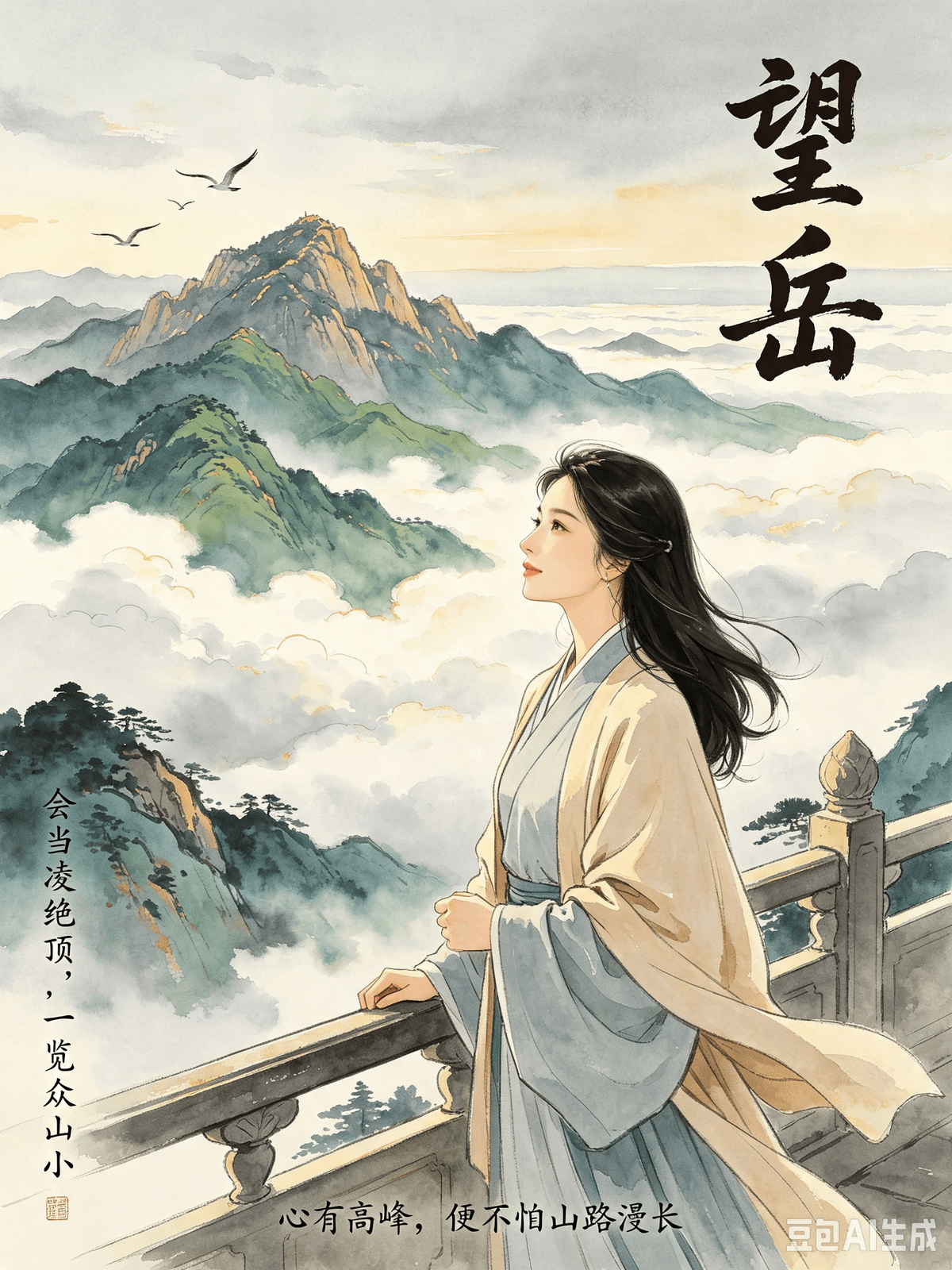 Tang Dynasty Poetic Healing: Erasing Modern Mental Friction and Cultivating a Life of Ease Chapter 7: Du Fu’s Gazing at the Mountain — Establishing Hope, Dispersing Confusion, and Facing Adversity with a Resilient Mindset I. The Original Poem Gazing at the Mountain (望岳) What is the true nature of Mount Tai? Across Qi and Lu, its green never ends. Creation has concentrated its divine beauty here, The mountain's light and shade divide dusk and dawn. Rolling clouds cleanse the chest, Straining my eyes, I watch the returning birds. One day I must climb to the absolute summit, And see, in one glance, how small all other mountains are. II. Poetic Insight Gazing at the Mountain was written during Du Fu’s youth as an expression of his lofty ambitions while looking up at the towering peaks. At the time, the young Du Fu was a wanderer. He had failed the imperial examinations, his future was uncertain, his family background was ordinary, and he had no patrons to guide him. He was at a low point in his life, unable to clearly see the direction of his future, and filled with confusion and helplessness. Yet, he never gave in to despair or self-abandonment. Standing before Mount Tai and looking out at the majestic peaks, he saw how nature gathered its vital energy. The clouds at the summit cleansed his spirit, and at dusk, the birds returned freely to the forest. The sheer vitality and grandeur of the landscape instantly cleared the fog in his heart. This poem is the High Tang era's ultimate remedy for confusion and lack of direction. Its core logic is to find vitality while at rock bottom, to lock your sights on the distant horizon when trapped in adversity, to step outside your immediate struggles, and to extend your perspective across the span of your entire life. When people are at a low point, they tend to only see their immediate difficulties: current unemployment, current debt, current setbacks, and current frustrations. They then conclude that their entire life is a failure, falling into despair and confusion. Standing at the foot of the mountain and looking up at the summit, Du Fu did not trap himself in the rugged path immediately before him. Instead, he grounded himself in the determination to reach the top. He understood that all obstacles are necessary parts of the journey and that immediate hardship is merely a temporary phase, not a final destination. The poem isn't filled with empty motivational platitudes; rather, it uses the vitality of the landscape to tell the world: all things possess an upward driving force, and every low point in life eventually has a turning point. If you harbor the ambition to climb higher, you can shatter confusion and maintain the inner strength to keep moving forward. III. Real-World Application As a mindset consultant, I frequently see a highly common emotional trap among modern adults: phase-specific life confusion. Repeated rejections in job hunting, layoffs in declining industries, career bottlenecks, long-term studying with no results, or simply trudging through life under heavy burdens. When you face a prolonged period without visible returns or a clear path forward, it is easy to lose motivation. You begin to doubt yourself, embrace toxic apathy (the "lying flat" mindset), and lose hope for the future. You become trapped in a vicious cycle of powerlessness, anxiety, and mental friction. You don't want to just give up and accept your fate, but you also feel powerless to break through your current circumstances, leaving you tormented in the space between. Understanding Gazing at the Mountain is the key to breaking the internal friction of hitting rock bottom. Here are three actionable mindset shifts: 1. Isolate the Duration of the Adversity: All workplace bottlenecks, life hurdles, and career lows are short-term, "bottom-of-the-mountain" struggles. They are not your final destination. Do not use your current difficulties to define the ultimate height of your life, and do not let a temporary setback negate your entire self-worth. 2. Recognize the Vitality Within the Struggle: Just as the clouds and mist around Mount Tai may obscure the path but ultimately cleanse the spirit, life's hardships may torment your mind and body but they also deepen your life experience. Every grueling period you endure is building your resilience and foundational strength. 3. Extend Your Life Perspective to Break Short-Sighted Anxiety: Your immediate gains, losses, successes, and failures are negligible when viewed across the long span of your entire life. You do not need to agonize over temporary outcomes or feel anxious about whether your progress is fast or slow. Simply steady your pace and keep moving forward. Always maintain the heart of a mountain climber. Do not trap yourself in the narrow space of a temporary low point, and do not let the immediate fog worry you. Always believe that the adversity will eventually be overcome and the obstacles will fade away. By maintaining a resilient, upward-looking spirit—neither arrogant nor defeated, but walking steadily forward—you will dispel anxiety and confusion, gaining the courage and strength to face life's challenges head-on. Guérison poétique sous la dynastie Tang : Effacer les tensions mentales modernes et cultiver la sérénité Chapitre 7 : Le regard de Du Fu sur la montagne — Cultiver l'espoir, dissiper la confusion et affronter l'adversité avec résilience I. Le poème original « Le regard de la montagne » (望岳) Quelle est la véritable nature du mont Tai ? À travers Qi et Lu, son vert s'étend à perte de vue. La création y a concentré sa beauté divine, La lumière et l'ombre de la montagne séparent le crépuscule et l'aube. Les nuages qui roulent purifient la poitrine, Les yeux plissés, j'observe le retour des oiseaux. Un jour, je dois gravir le sommet absolu, Et voir, d'un seul regard, combien toutes les autres montagnes sont petites. II. Perspective poétique « Le regard de la montagne » a été écrit durant la jeunesse de Du Fu, comme une expression de ses nobles ambitions alors qu'il contemplait les cimes imposantes. À cette époque, le jeune Du Fu était un vagabond. Il avait échoué aux examens impériaux, son avenir était incertain, sa famille était modeste et il n'avait aucun protecteur pour le guider. Il traversait une période difficile, incapable de discerner la direction à prendre, et rongé par la confusion et le désespoir. Pourtant, il ne céda jamais au désespoir ni à l'abandon. Debout devant le mont Tai, contemplant ses majestueux sommets, il vit la nature rassembler son énergie vitale. Les nuages au sommet purifièrent son esprit et, au crépuscule, les oiseaux regagnèrent librement la forêt. La vitalité et la grandeur du paysage dissipèrent instantanément le brouillard qui obscurcissait son cœur. Ce poème est le remède ultime de l'époque de la Haute Tang face à la confusion et au manque de repères. Son message fondamental est de trouver la vitalité même au plus bas, de fixer son regard sur l'horizon lointain lorsqu'on est pris au piège de l'adversité, de prendre du recul par rapport à ses luttes immédiates et d'élargir sa perspective à l'ensemble de sa vie. Lorsque l'on est au plus bas, on a tendance à ne voir que ses difficultés immédiates : chômage, dettes, revers et frustrations du moment. Ils en concluent alors que leur vie entière est un échec, sombrant dans le désespoir et la confusion. Debout au pied de la montagne, le regard tourné vers le sommet, Du Fu ne s'est pas laissé piéger par le sentier escarpé qui se dressait devant lui. Au contraire, il s'est ancré dans la détermination d'atteindre le sommet. Il a compris que tous les obstacles sont des étapes nécessaires du voyage et que les difficultés immédiates ne sont qu'une phase temporaire, non une destination finale. Le poème n'est pas rempli de platitudes motivationnelles vides de sens ; il utilise plutôt la vitalité du paysage pour dire au monde : toute chose possède une force motrice ascendante, et chaque moment difficile de la vie connaît finalement un tournant. Si vous nourrissez l'ambition de vous élever, vous pouvez dissiper la confusion et conserver la force intérieure nécessaire pour continuer d'avancer. III. Application concrète Face à une période prolongée sans résultats visibles ni perspective d'avenir claire, il est facile de perdre sa motivation. On commence à douter de soi, à sombrer dans une apathie toxique (un état d'esprit de passivité) et à perdre espoir. On se retrouve pris au piège d'un cercle vicieux d'impuissance, d'anxiété et de conflit intérieur. On ne veut pas baisser les bras et accepter son sort, mais on se sent impuissant à surmonter les difficultés actuelles, ce qui nous laisse un profond tourment. Comprendre l'importance de « contempler la montagne » est essentiel pour briser le cercle vicieux du désespoir. Voici trois changements de mentalité concrets : 1. Isoler la durée de l'adversité : Tous les blocages au travail, les obstacles de la vie et les passages à vide professionnels sont des difficultés passagères, des moments difficiles. Ils ne constituent pas votre destination finale. Ne laissez pas vos difficultés actuelles définir le sommet de votre vie et ne laissez pas un revers temporaire anéantir votre estime de soi. 2. Reconnaître la vitalité au cœur de l'épreuve : De même que les nuages et la brume autour du mont Tai peuvent obscurcir le chemin mais, en fin de compte, purifier l'esprit, les difficultés de la vie peuvent tourmenter votre corps et votre esprit, mais elles enrichissent aussi votre expérience. Chaque période éprouvante que vous traversez renforce votre résilience et vos fondements. 3. Élargir votre perspective pour surmonter l'anxiété à court terme : Vos gains, pertes, succès et échecs immédiats sont négligeables à l'échelle de votre vie. Inutile de vous tourmenter pour des résultats temporaires ou de vous inquiéter de la vitesse de votre progression. Maintenez simplement votre rythme et continuez d'avancer. Gardez toujours l'esprit d'un alpiniste. Ne vous laissez pas enfermer dans l'étroitesse d'un passage difficile et ne vous laissez pas perturber par les incertitudes passagères. Ayez toujours confiance : l'adversité finira par être surmontée et les obstacles s'estomperont. En cultivant un esprit résilient et optimiste, sans arrogance ni découragement, mais en avançant d'un pas assuré, vous dissiperez l'anxiété et la confusion, et vous trouverez le courage et la force d'affronter les défis de la vie. Tang Dynasty Poetic Healing: Erasing Modern Mental Friction and Cultivating a Life of Ease Chapter 7: Du Fu’s Gazing at the Mountain — Establishing Hope, Dispersing Confusion, and Facing Adversity with a Resilient Mindset I. The Original Poem Gazing at the Mountain (望岳) What is the true nature of Mount Tai? Across Qi and Lu, its green never ends. Creation has concentrated its divine beauty here, The mountain's light and shade divide dusk and dawn. Rolling clouds cleanse the chest, Straining my eyes, I watch the returning birds. One day I must climb to the absolute summit, And see, in one glance, how small all other mountains are. II. Poetic Insight Gazing at the Mountain was written during Du Fu’s youth as an expression of his lofty ambitions while looking up at the towering peaks. At the time, the young Du Fu was a wanderer. He had failed the imperial examinations, his future was uncertain, his family background was ordinary, and he had no patrons to guide him. He was at a low point in his life, unable to clearly see the direction of his future, and filled with confusion and helplessness. Yet, he never gave in to despair or self-abandonment. Standing before Mount Tai and looking out at the majestic peaks, he saw how nature gathered its vital energy. The clouds at the summit cleansed his spirit, and at dusk, the birds returned freely to the forest. The sheer vitality and grandeur of the landscape instantly cleared the fog in his heart. This poem is the High Tang era's ultimate remedy for confusion and lack of direction. Its core logic is to find vitality while at rock bottom, to lock your sights on the distant horizon when trapped in adversity, to step outside your immediate struggles, and to extend your perspective across the span of your entire life. When people are at a low point, they tend to only see their immediate difficulties: current unemployment, current debt, current setbacks, and current frustrations. They then conclude that their entire life is a failure, falling into despair and confusion. Standing at the foot of the mountain and looking up at the summit, Du Fu did not trap himself in the rugged path immediately before him. Instead, he grounded himself in the determination to reach the top. He understood that all obstacles are necessary parts of the journey and that immediate hardship is merely a temporary phase, not a final destination. The poem isn't filled with empty motivational platitudes; rather, it uses the vitality of the landscape to tell the world: all things possess an upward driving force, and every low point in life eventually has a turning point. If you harbor the ambition to climb higher, you can shatter confusion and maintain the inner strength to keep moving forward. III. Real-World Application As a mindset consultant, I frequently see a highly common emotional trap among modern adults: phase-specific life confusion. Repeated rejections in job hunting, layoffs in declining industries, career bottlenecks, long-term studying with no results, or simply trudging through life under heavy burdens. When you face a prolonged period without visible returns or a clear path forward, it is easy to lose motivation. You begin to doubt yourself, embrace toxic apathy (the "lying flat" mindset), and lose hope for the future. You become trapped in a vicious cycle of powerlessness, anxiety, and mental friction. You don't want to just give up and accept your fate, but you also feel powerless to break through your current circumstances, leaving you tormented in the space between. Understanding Gazing at the Mountain is the key to breaking the internal friction of hitting rock bottom. Here are three actionable mindset shifts: 1. Isolate the Duration of the Adversity: All workplace bottlenecks, life hurdles, and career lows are short-term, "bottom-of-the-mountain" struggles. They are not your final destination. Do not use your current difficulties to define the ultimate height of your life, and do not let a temporary setback negate your entire self-worth. 2. Recognize the Vitality Within the Struggle: Just as the clouds and mist around Mount Tai may obscure the path but ultimately cleanse the spirit, life's hardships may torment your mind and body but they also deepen your life experience. Every grueling period you endure is building your resilience and foundational strength. 3. Extend Your Life Perspective to Break Short-Sighted Anxiety: Your immediate gains, losses, successes, and failures are negligible when viewed across the long span of your entire life. You do not need to agonize over temporary outcomes or feel anxious about whether your progress is fast or slow. Simply steady your pace and keep moving forward. Always maintain the heart of a mountain climber. Do not trap yourself in the narrow space of a temporary low point, and do not let the immediate fog worry you. Always believe that the adversity will eventually be overcome and the obstacles will fade away. By maintaining a resilient, upward-looking spirit—neither arrogant nor defeated, but walking steadily forward—you will dispel anxiety and confusion, gaining the courage and strength to face life's challenges head-on. Guérison poétique sous la dynastie Tang : Effacer les tensions mentales modernes et cultiver la sérénité Chapitre 7 : Le regard de Du Fu sur la montagne — Cultiver l'espoir, dissiper la confusion et affronter l'adversité avec résilience I. Le poème original « Le regard de la montagne » (望岳) Quelle est la véritable nature du mont Tai ? À travers Qi et Lu, son vert s'étend à perte de vue. La création y a concentré sa beauté divine, La lumière et l'ombre de la montagne séparent le crépuscule et l'aube. Les nuages qui roulent purifient la poitrine, Les yeux plissés, j'observe le retour des oiseaux. Un jour, je dois gravir le sommet absolu, Et voir, d'un seul regard, combien toutes les autres montagnes sont petites. II. Perspective poétique « Le regard de la montagne » a été écrit durant la jeunesse de Du Fu, comme une expression de ses nobles ambitions alors qu'il contemplait les cimes imposantes. À cette époque, le jeune Du Fu était un vagabond. Il avait échoué aux examens impériaux, son avenir était incertain, sa famille était modeste et il n'avait aucun protecteur pour le guider. Il traversait une période difficile, incapable de discerner la direction à prendre, et rongé par la confusion et le désespoir. Pourtant, il ne céda jamais au désespoir ni à l'abandon. Debout devant le mont Tai, contemplant ses majestueux sommets, il vit la nature rassembler son énergie vitale. Les nuages au sommet purifièrent son esprit et, au crépuscule, les oiseaux regagnèrent librement la forêt. La vitalité et la grandeur du paysage dissipèrent instantanément le brouillard qui obscurcissait son cœur. Ce poème est le remède ultime de l'époque de la Haute Tang face à la confusion et au manque de repères. Son message fondamental est de trouver la vitalité même au plus bas, de fixer son regard sur l'horizon lointain lorsqu'on est pris au piège de l'adversité, de prendre du recul par rapport à ses luttes immédiates et d'élargir sa perspective à l'ensemble de sa vie. Lorsque l'on est au plus bas, on a tendance à ne voir que ses difficultés immédiates : chômage, dettes, revers et frustrations du moment. Ils en concluent alors que leur vie entière est un échec, sombrant dans le désespoir et la confusion. Debout au pied de la montagne, le regard tourné vers le sommet, Du Fu ne s'est pas laissé piéger par le sentier escarpé qui se dressait devant lui. Au contraire, il s'est ancré dans la détermination d'atteindre le sommet. Il a compris que tous les obstacles sont des étapes nécessaires du voyage et que les difficultés immédiates ne sont qu'une phase temporaire, non une destination finale. Le poème n'est pas rempli de platitudes motivationnelles vides de sens ; il utilise plutôt la vitalité du paysage pour dire au monde : toute chose possède une force motrice ascendante, et chaque moment difficile de la vie connaît finalement un tournant. Si vous nourrissez l'ambition de vous élever, vous pouvez dissiper la confusion et conserver la force intérieure nécessaire pour continuer d'avancer. III. Application concrète Face à une période prolongée sans résultats visibles ni perspective d'avenir claire, il est facile de perdre sa motivation. On commence à douter de soi, à sombrer dans une apathie toxique (un état d'esprit de passivité) et à perdre espoir. On se retrouve pris au piège d'un cercle vicieux d'impuissance, d'anxiété et de conflit intérieur. On ne veut pas baisser les bras et accepter son sort, mais on se sent impuissant à surmonter les difficultés actuelles, ce qui nous laisse un profond tourment. Comprendre l'importance de « contempler la montagne » est essentiel pour briser le cercle vicieux du désespoir. Voici trois changements de mentalité concrets : 1. Isoler la durée de l'adversité : Tous les blocages au travail, les obstacles de la vie et les passages à vide professionnels sont des difficultés passagères, des moments difficiles. Ils ne constituent pas votre destination finale. Ne laissez pas vos difficultés actuelles définir le sommet de votre vie et ne laissez pas un revers temporaire anéantir votre estime de soi. 2. Reconnaître la vitalité au cœur de l'épreuve : De même que les nuages et la brume autour du mont Tai peuvent obscurcir le chemin mais, en fin de compte, purifier l'esprit, les difficultés de la vie peuvent tourmenter votre corps et votre esprit, mais elles enrichissent aussi votre expérience. Chaque période éprouvante que vous traversez renforce votre résilience et vos fondements. 3. Élargir votre perspective pour surmonter l'anxiété à court terme : Vos gains, pertes, succès et échecs immédiats sont négligeables à l'échelle de votre vie. Inutile de vous tourmenter pour des résultats temporaires ou de vous inquiéter de la vitesse de votre progression. Maintenez simplement votre rythme et continuez d'avancer. Gardez toujours l'esprit d'un alpiniste. Ne vous laissez pas enfermer dans l'étroitesse d'un passage difficile et ne vous laissez pas perturber par les incertitudes passagères. Ayez toujours confiance : l'adversité finira par être surmontée et les obstacles s'estomperont. En cultivant un esprit résilient et optimiste, sans arrogance ni découragement, mais en avançant d'un pas assuré, vous dissiperez l'anxiété et la confusion, et vous trouverez le courage et la force d'affronter les défis de la vie.